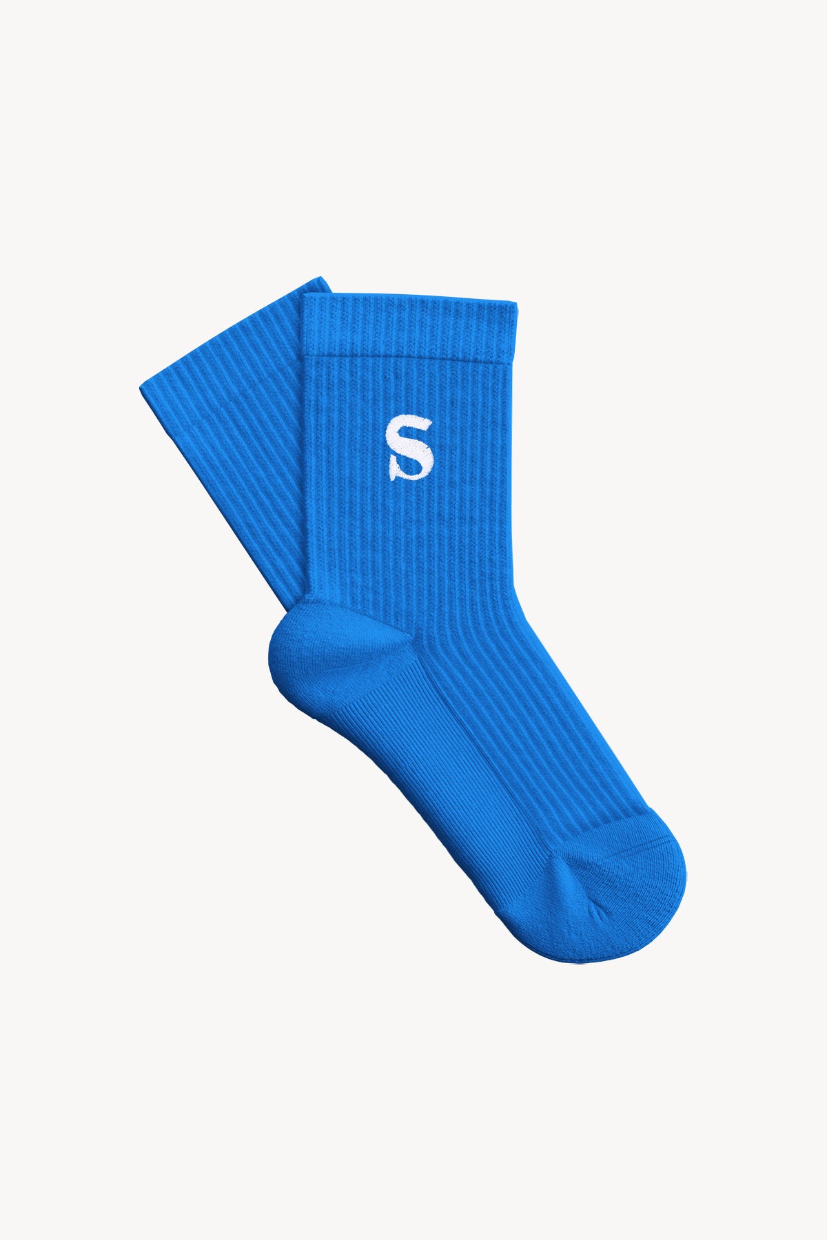 Socrates Logo Havlu Çorap - Saks Mavi