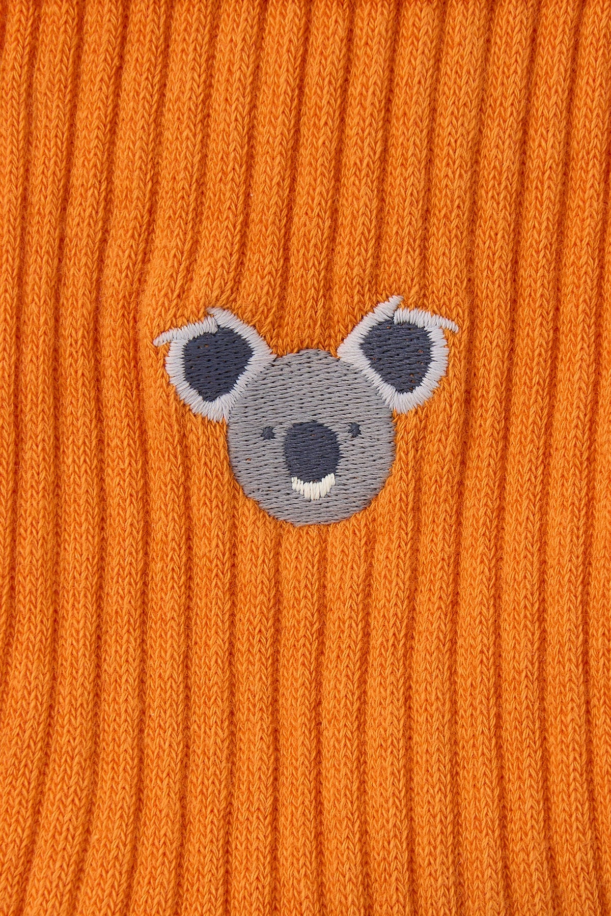 Koala Havlu Çorap - Turuncu