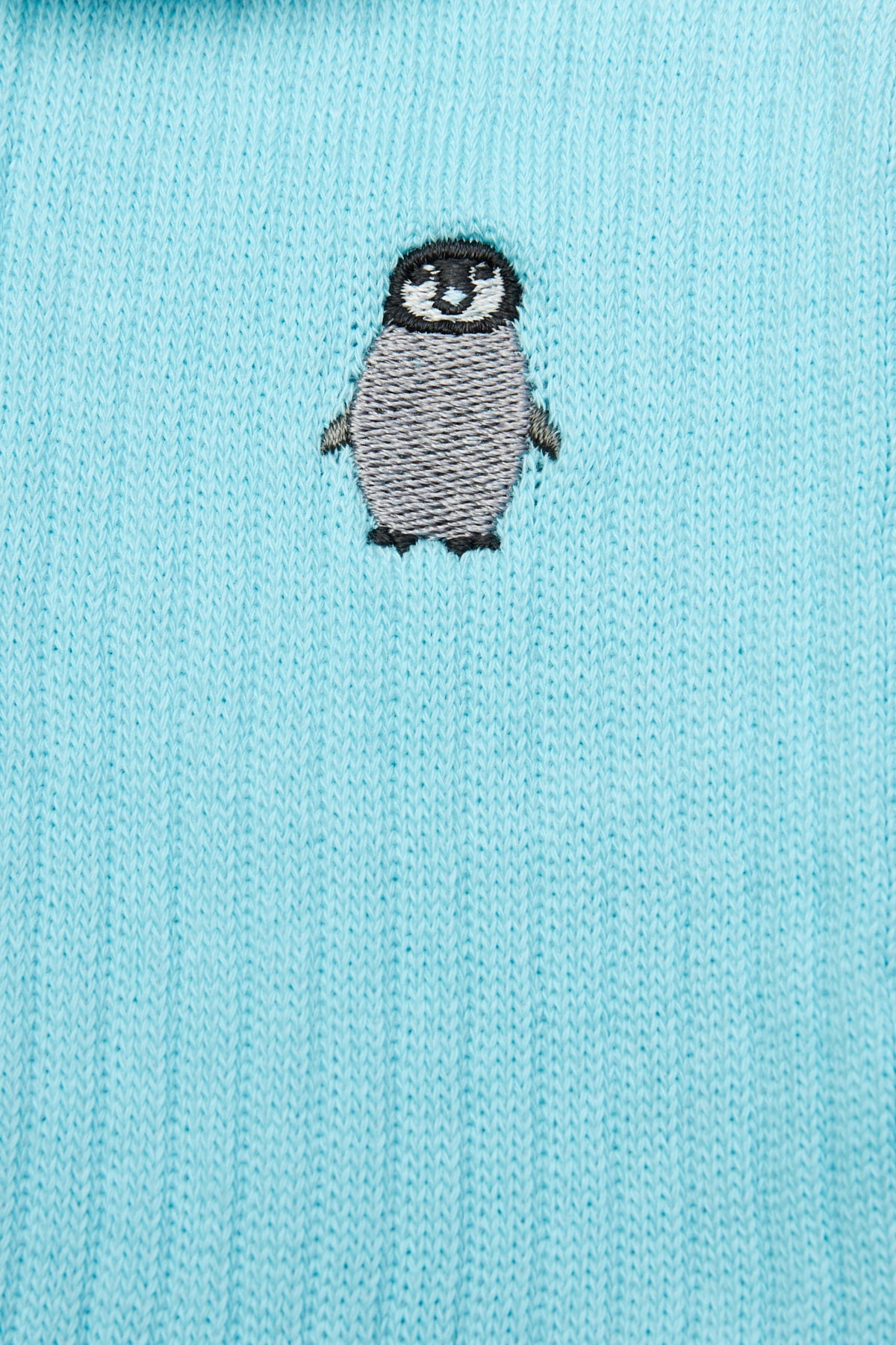 Yavru İmparator Penguen Havlu Çorap - Açık Mavi