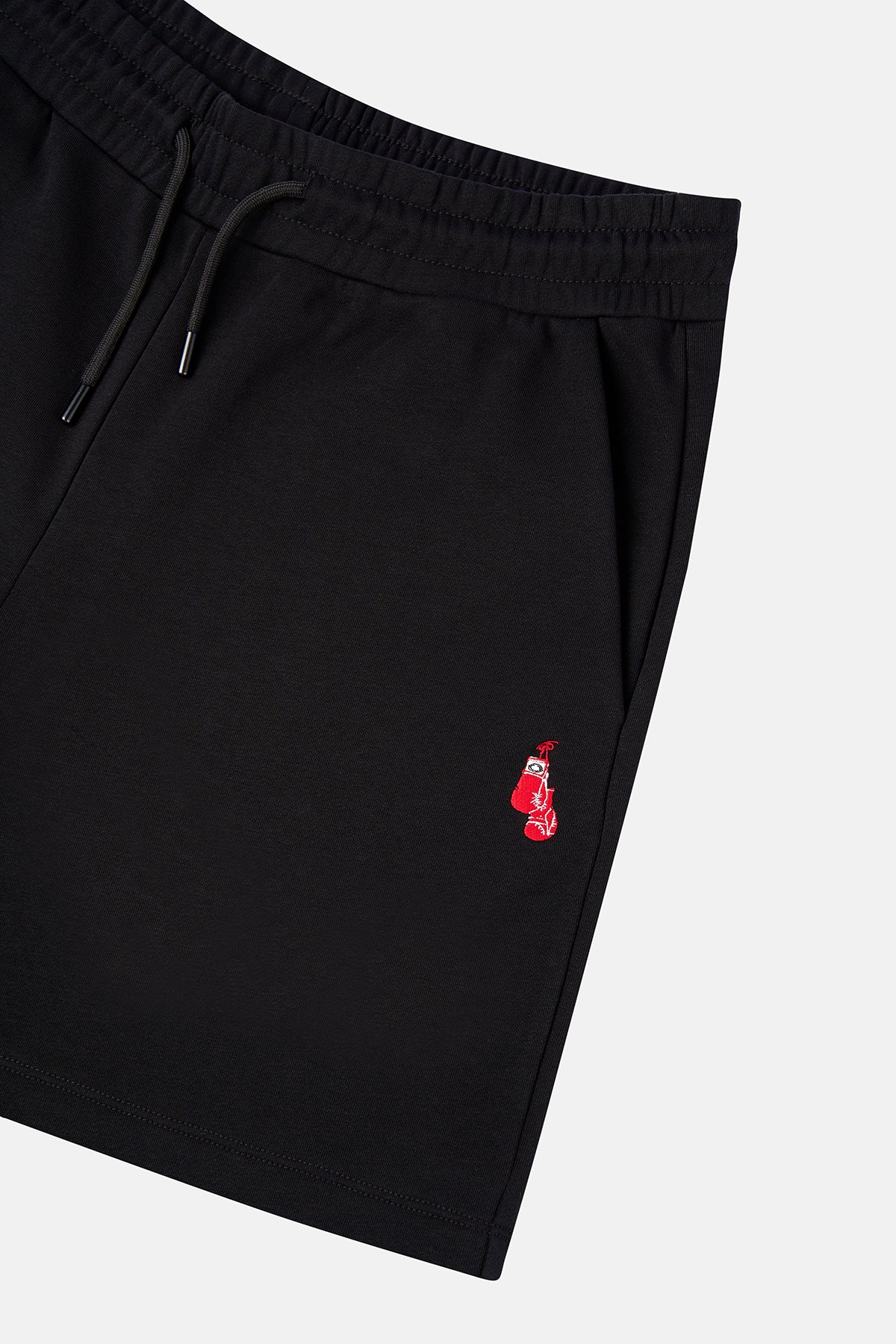Boxing Gloves Soft Fleece Erkek Şort - Siyah