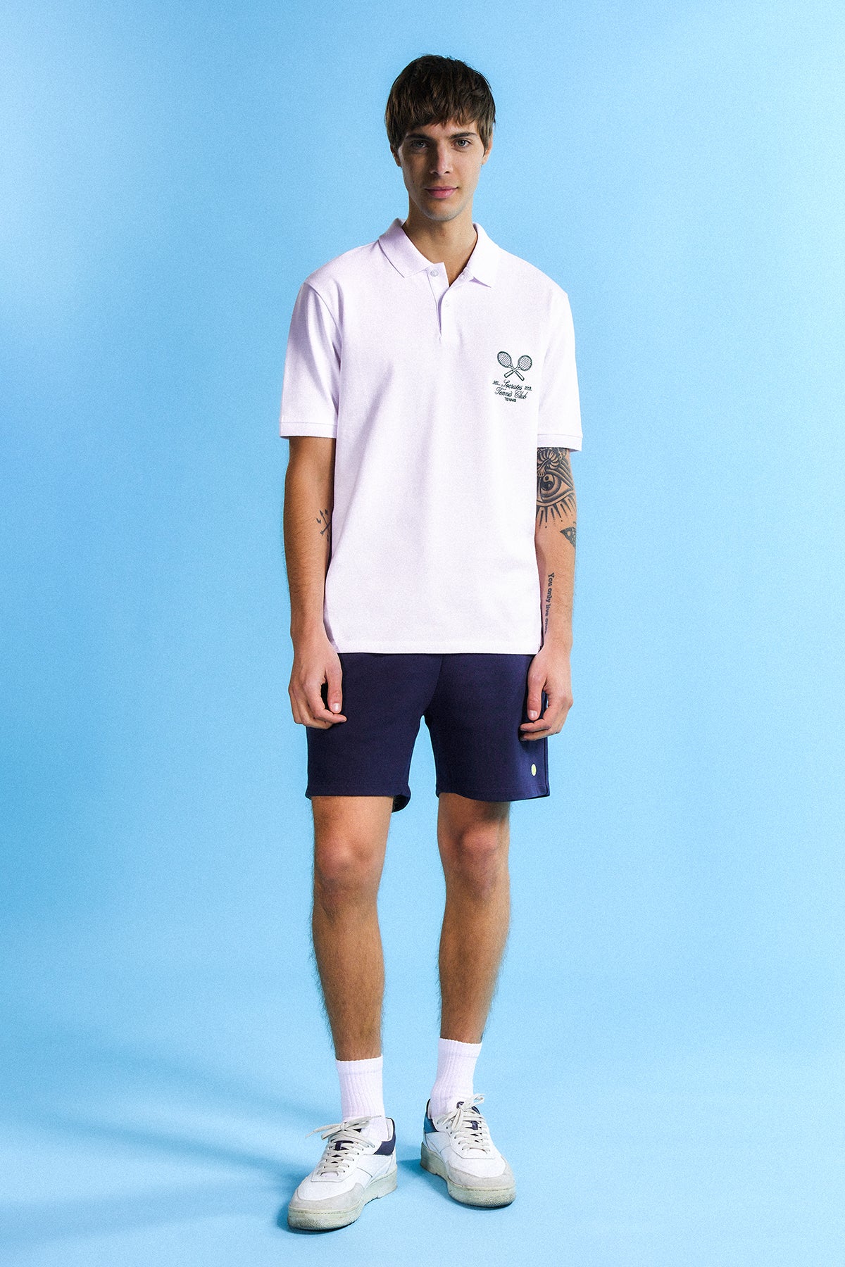 Tennis Ball Soft Fleece Erkek Şort - Lacivert