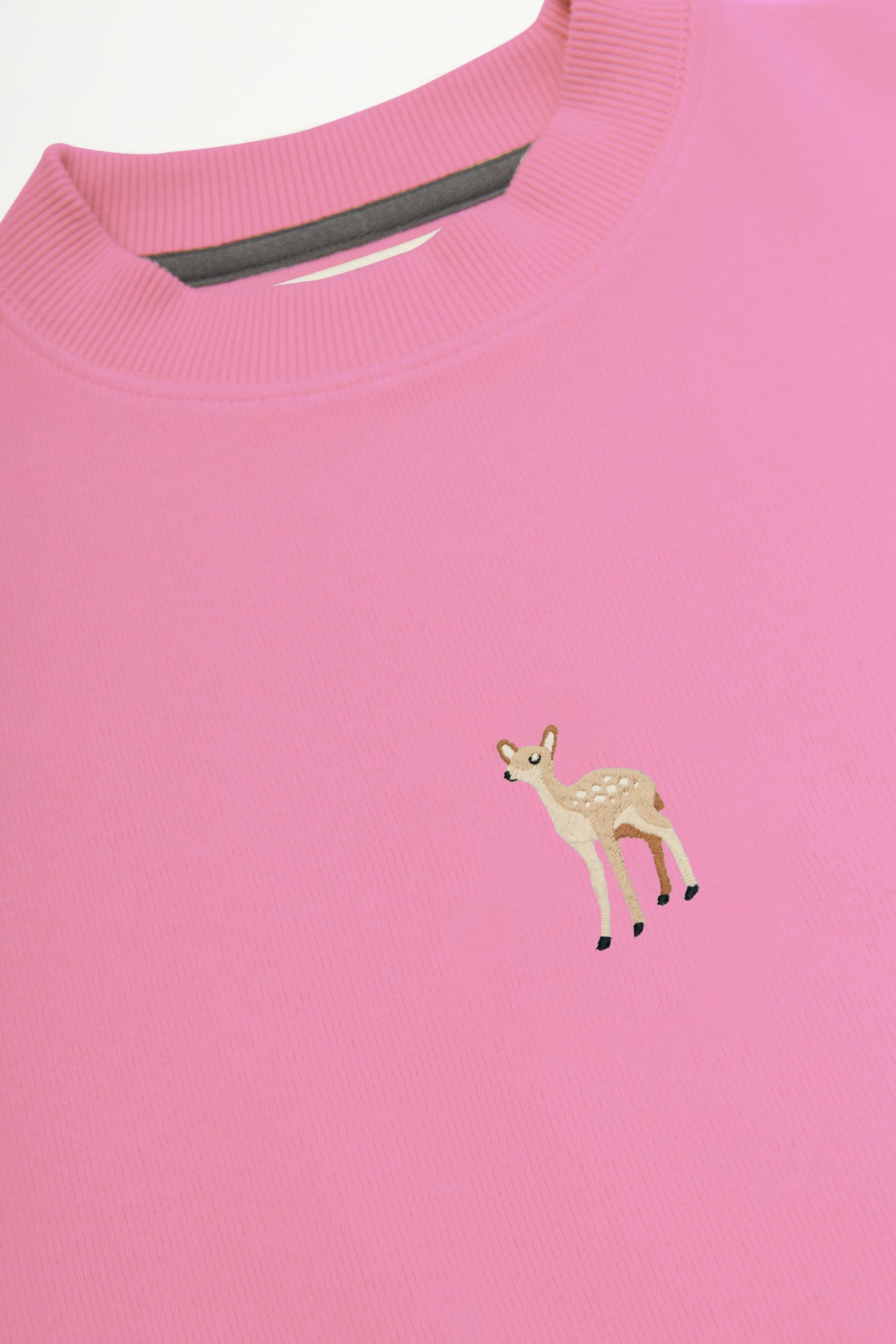 Ceylan  SuperSoft Crop Sweatshirt - Pembe
