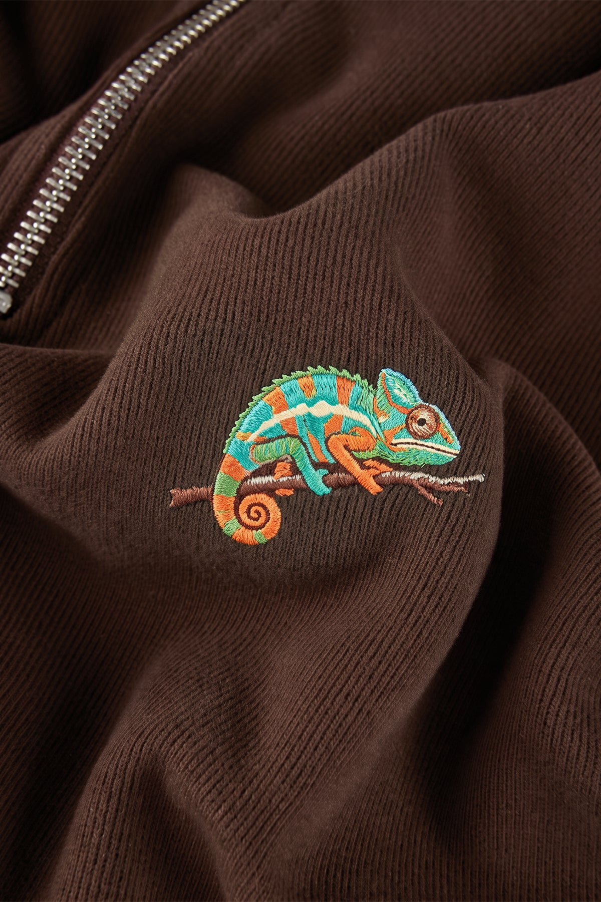 Bukalemun SuperSoft Quarter-Zip Sweatshirt - Kahverengi