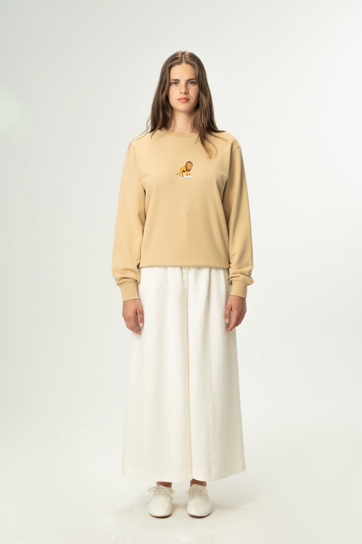 Aslan Soft Fleece Sweatshirt - Latte
