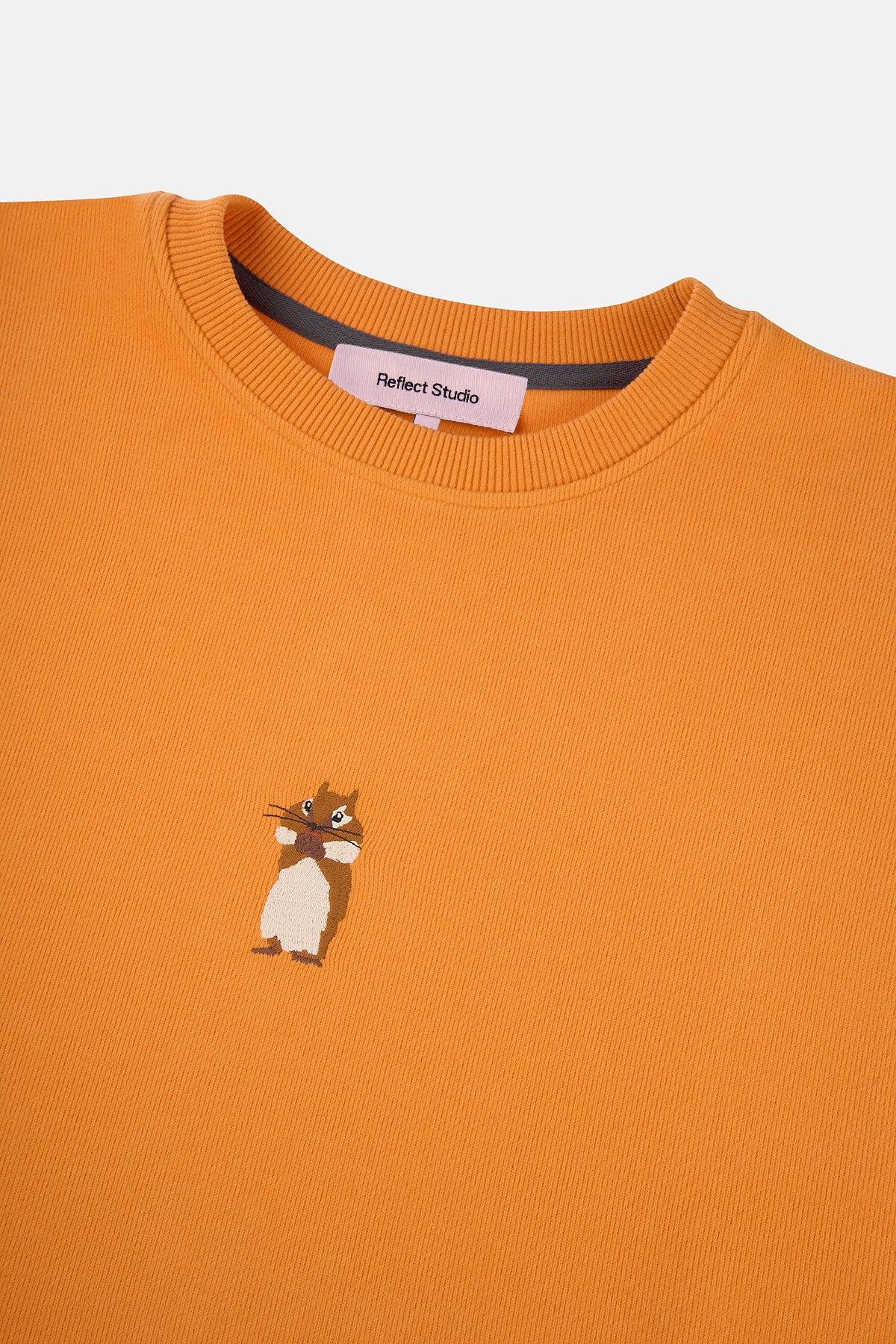 Yavru Sincap Oversize SuperSoft Sweatshirt - Turuncu