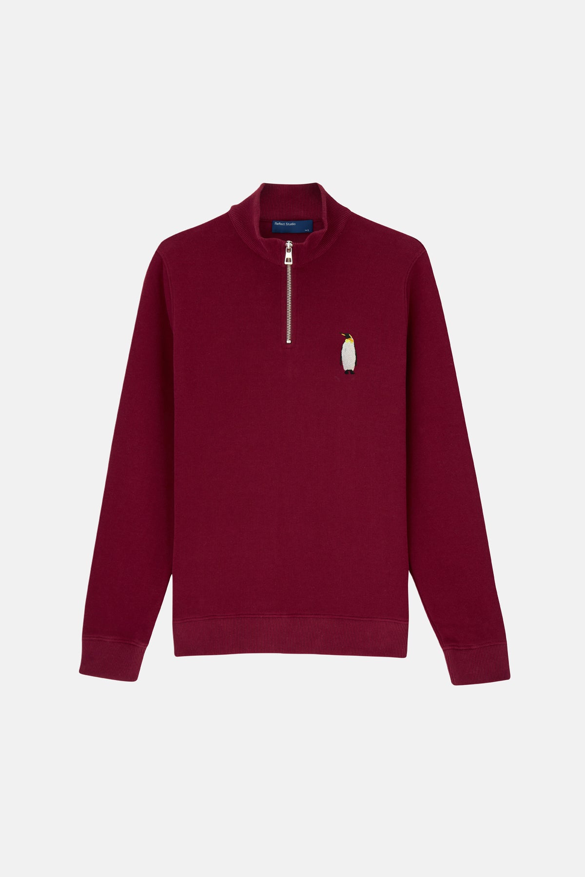 İmparator Penguen SuperSoft Quarter-Zip Sweatshirt - Bordo