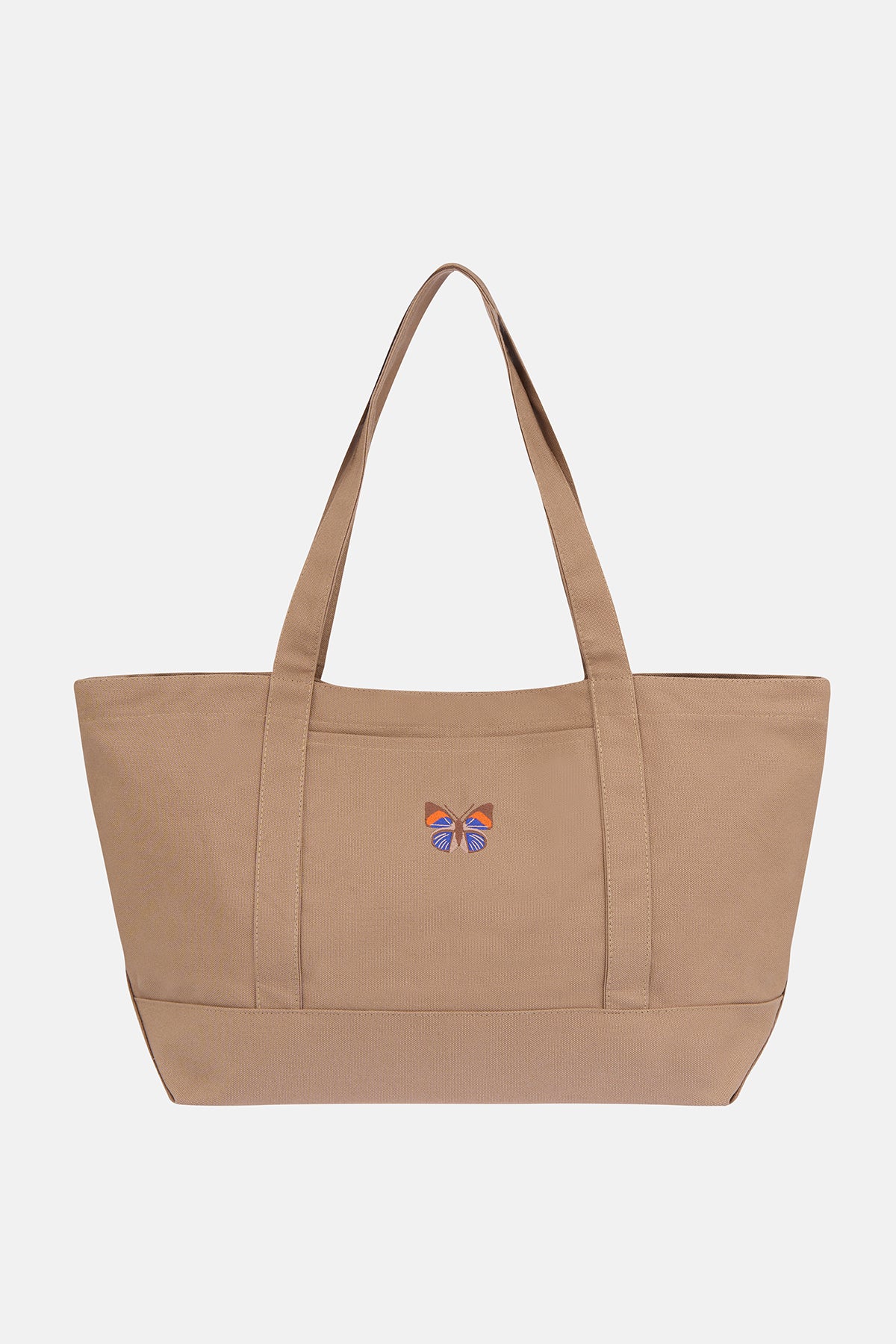 Kallima Parelekta Canvas Plaj Çantası - Kahverengi