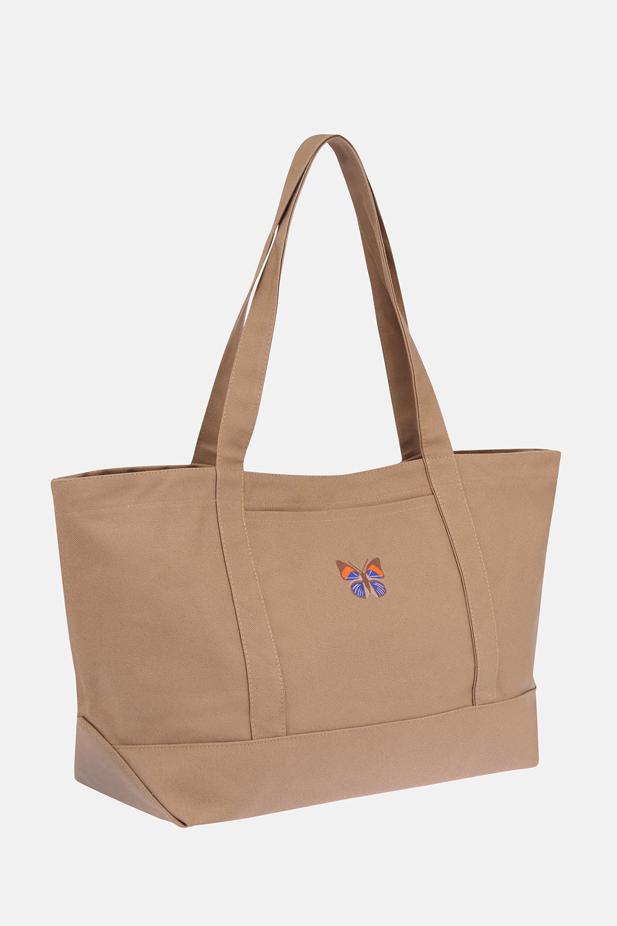 Kallima Parelekta Canvas Plaj Çantası - Kahverengi