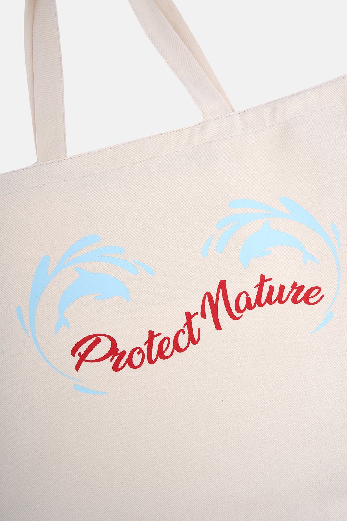 Protect Nature Gabardin Çanta - Ekru