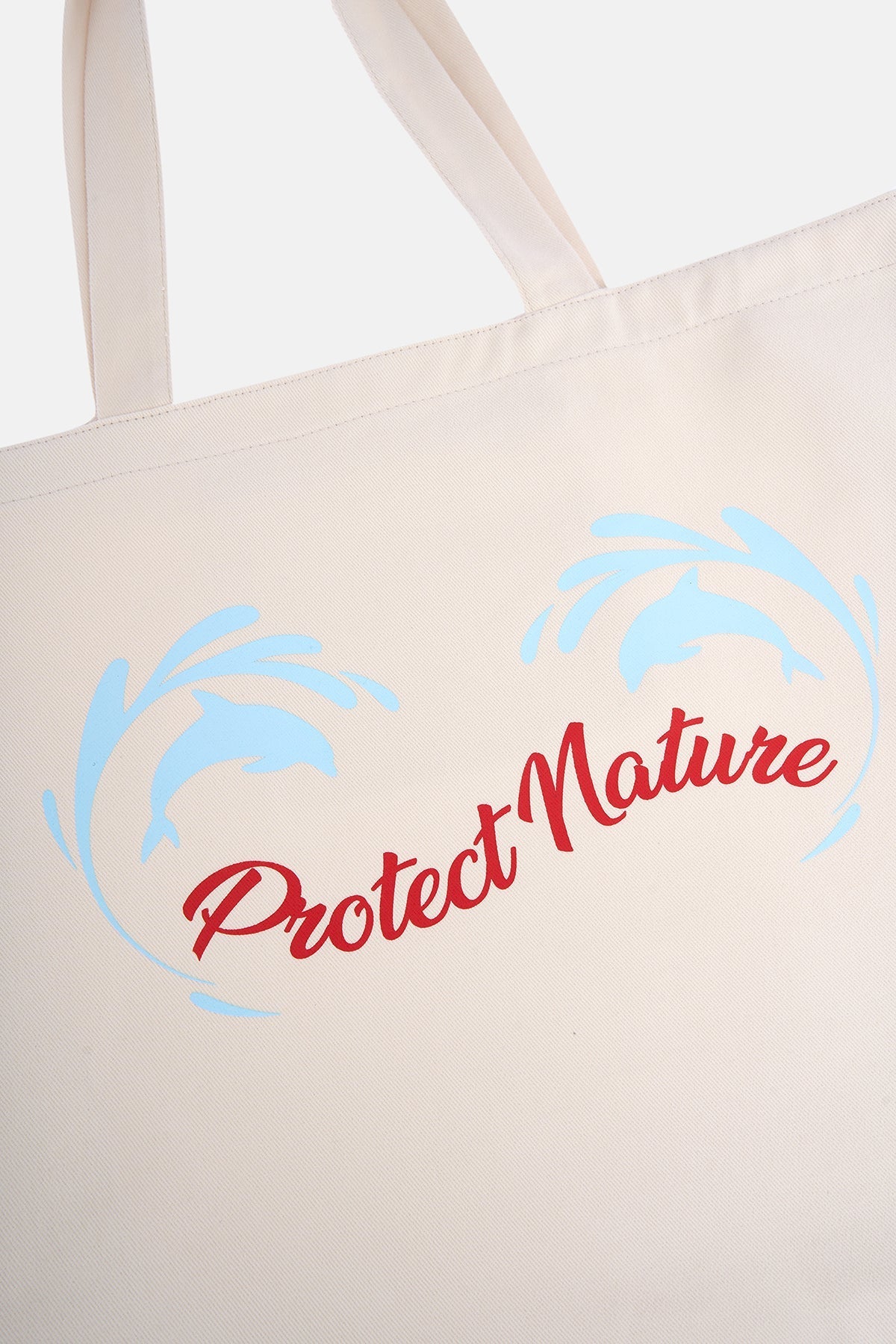 Protect Nature Gabardin Çanta - Ekru