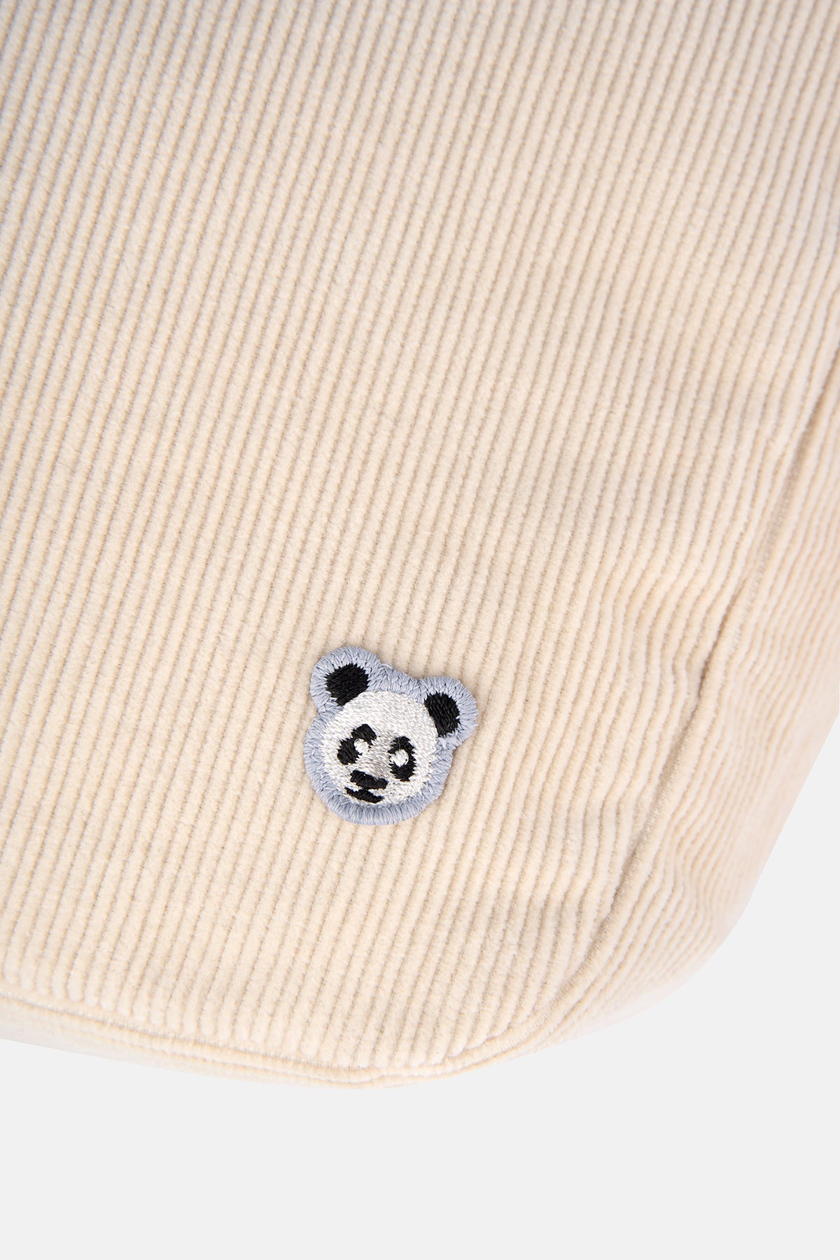 Panda Kadife Çanta - Parşömen Bej