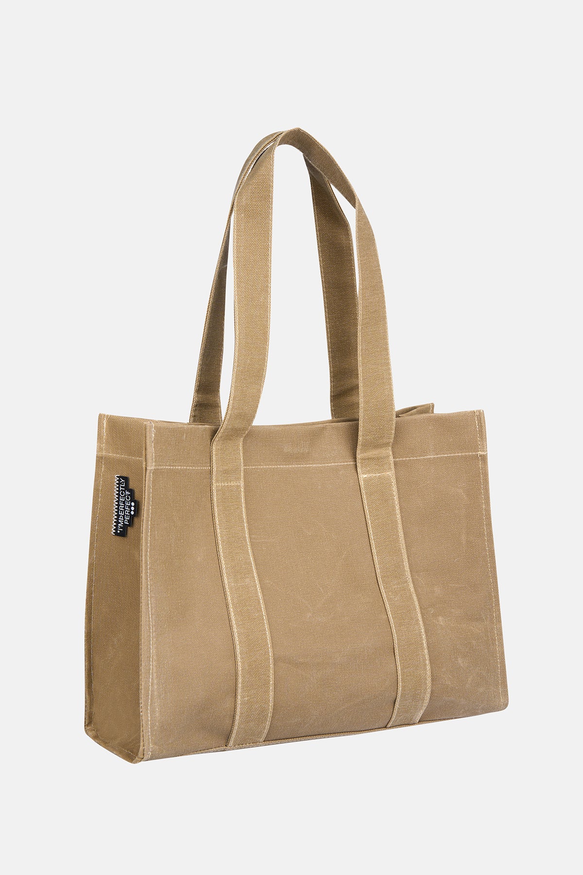 Imperfectly Perfect Midi Handy Çanta - Koyu Hardal