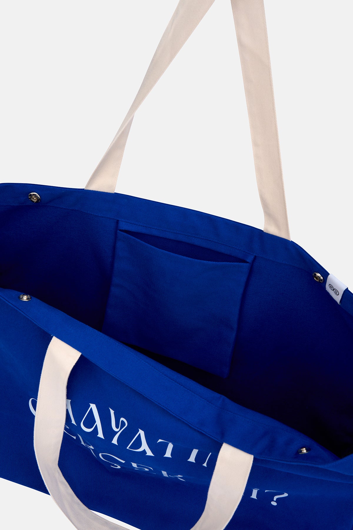 Hayatın Gerçek Mi? Gabardin Çanta - Saks Mavi