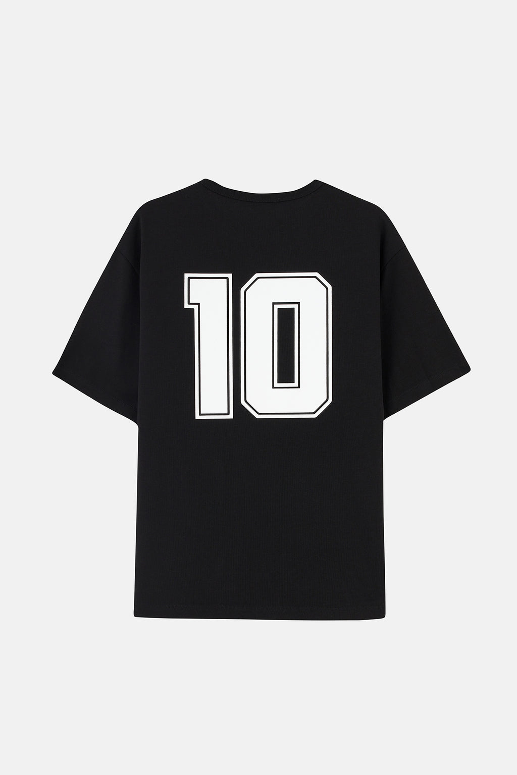Number 10 Oversize T-Shirt - Siyah