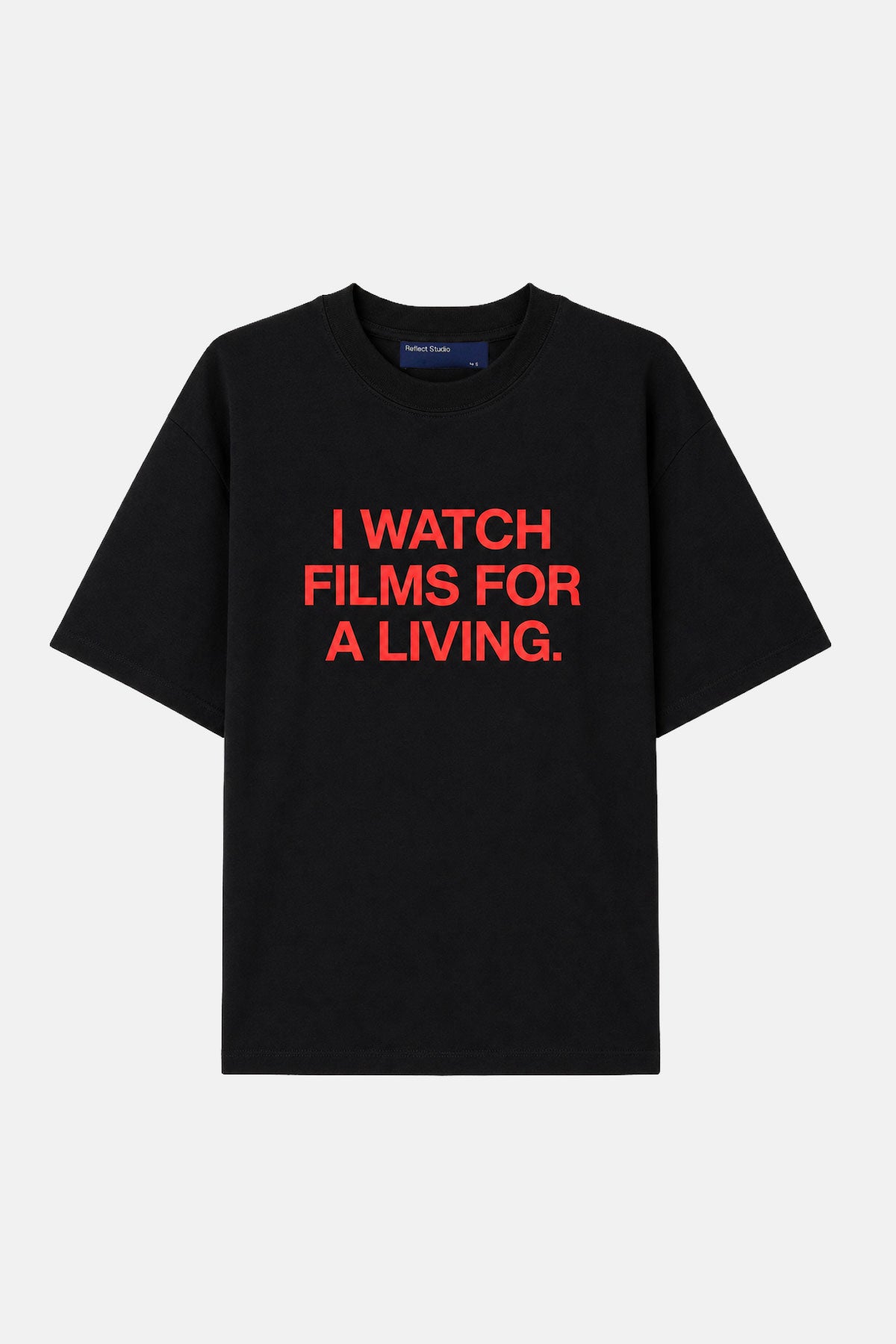 I Watch Films For A Living Oversize Premium T-shirt - Siyah