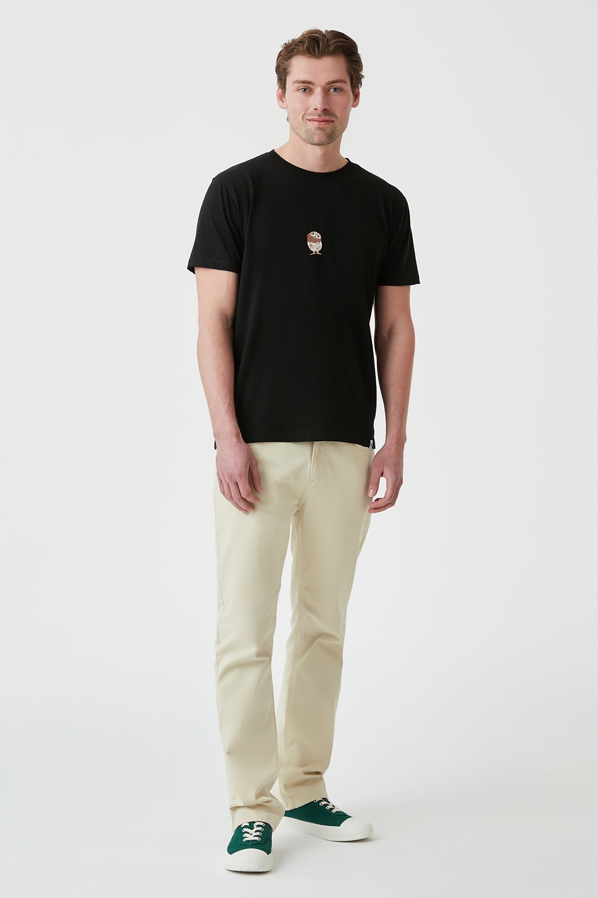 Cin Baykuşu Lightweight T-Shirt - Siyah