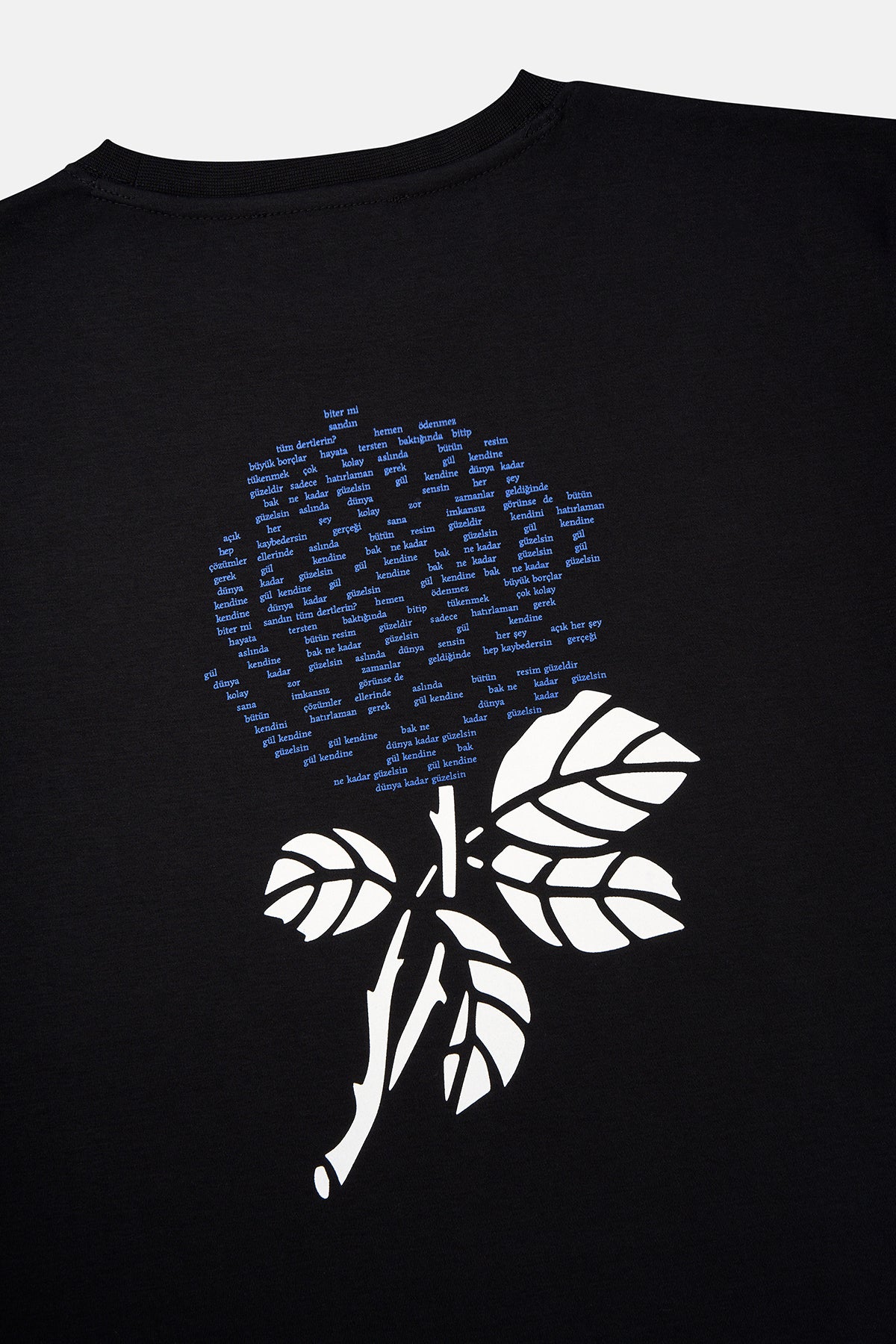 Gül Kendine Premium T-shirt - Siyah