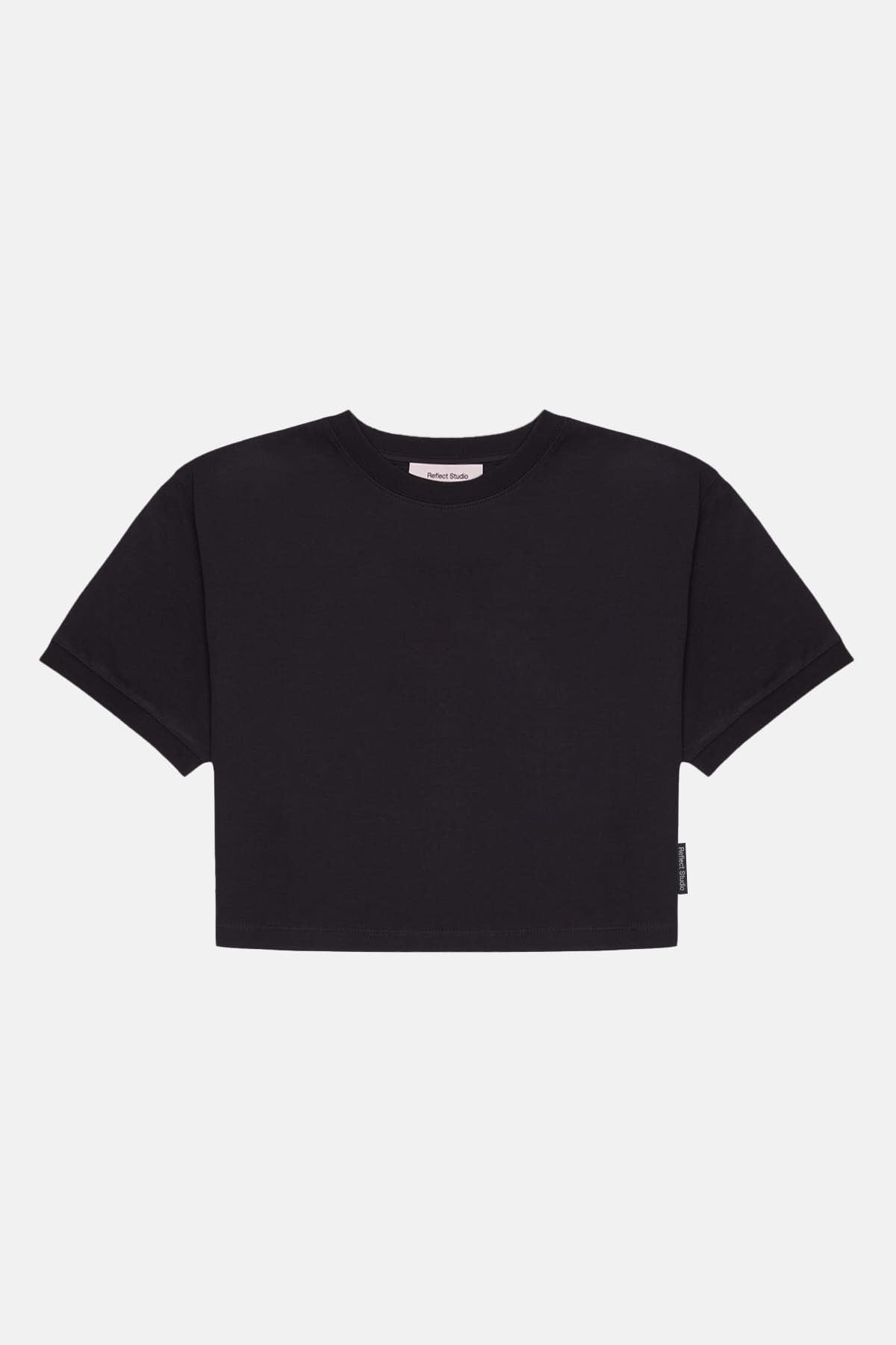 Logo Baby Tee - Black