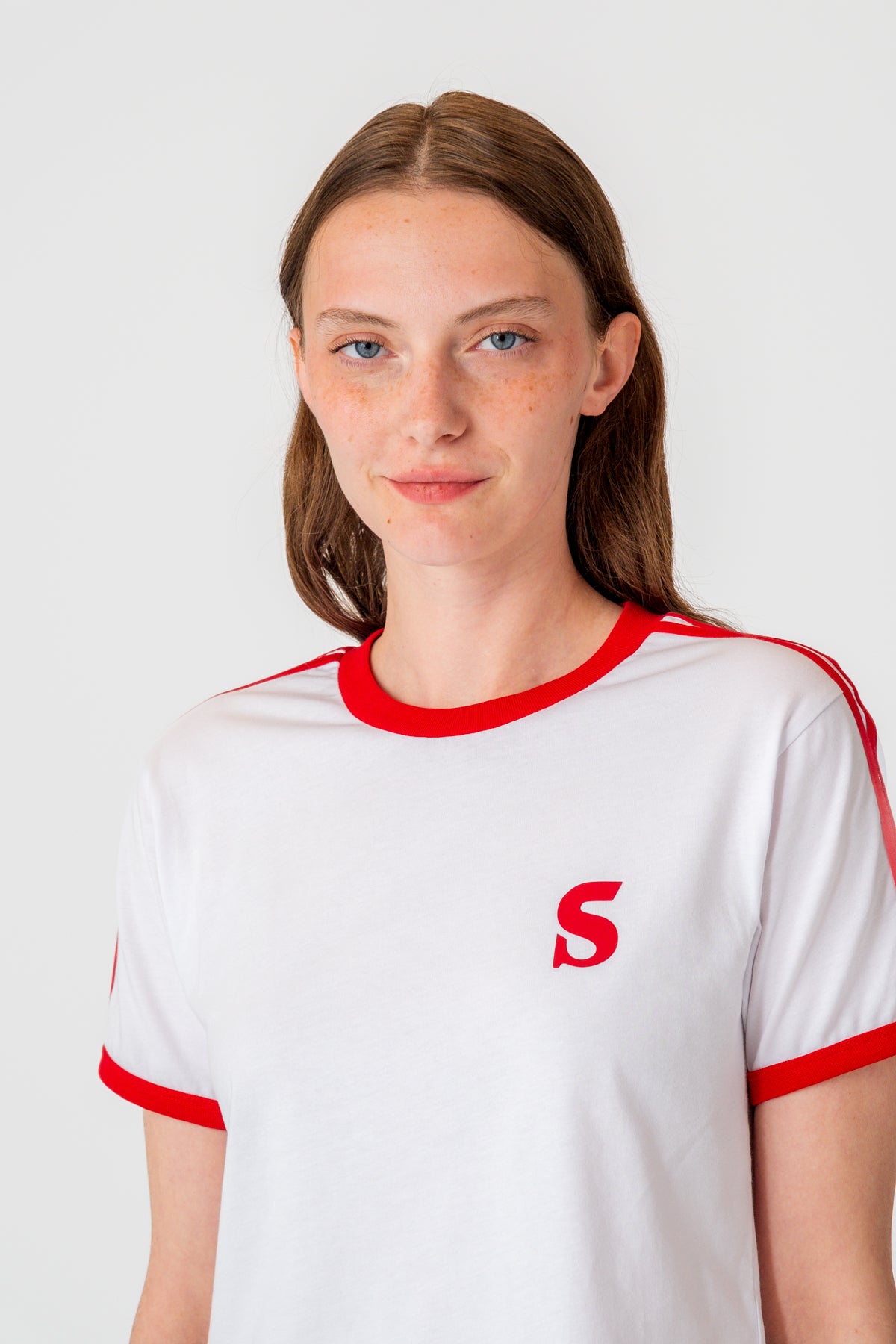 Socrates Logo Lightweight Kadın T-Shirt - Beyaz