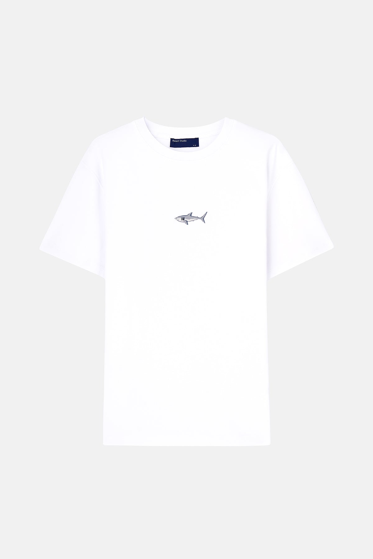 Büyük Beyaz Köpekbalığı Premium T-shirt - Beyaz