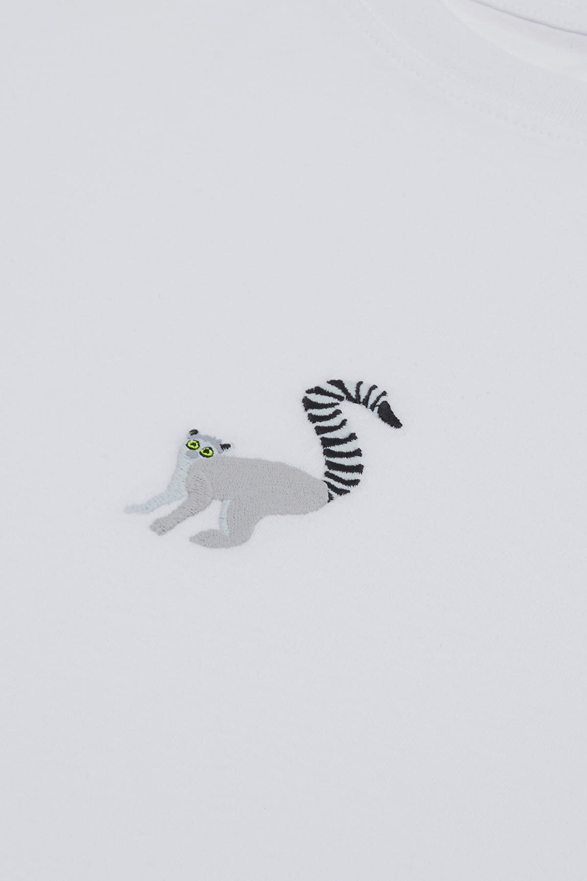 Lemur Lightweight T-Shirt - Beyaz