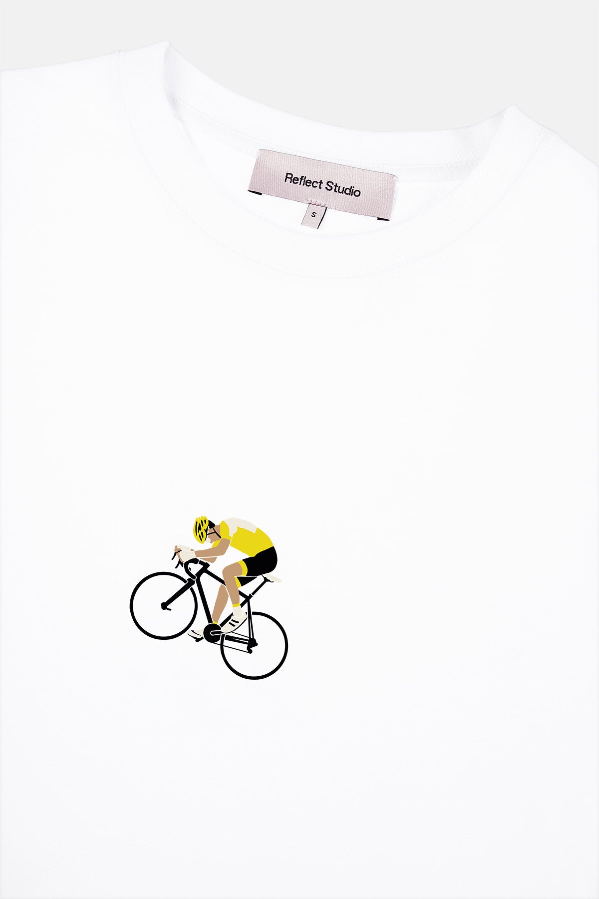 Tour De Cyclist Lightweight T-Shirt - Beyaz
