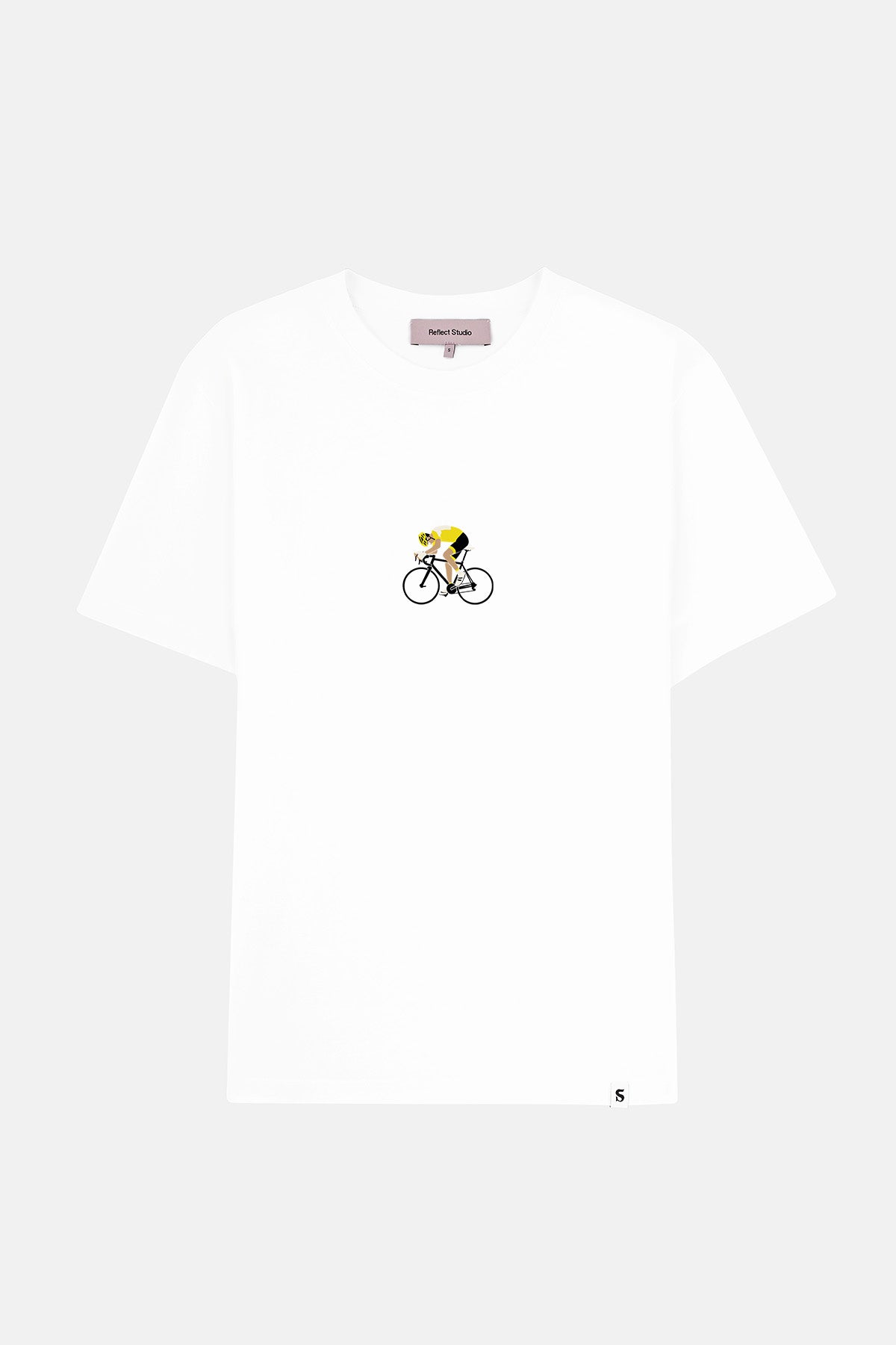 Tour De Cyclist Lightweight T-Shirt - Beyaz