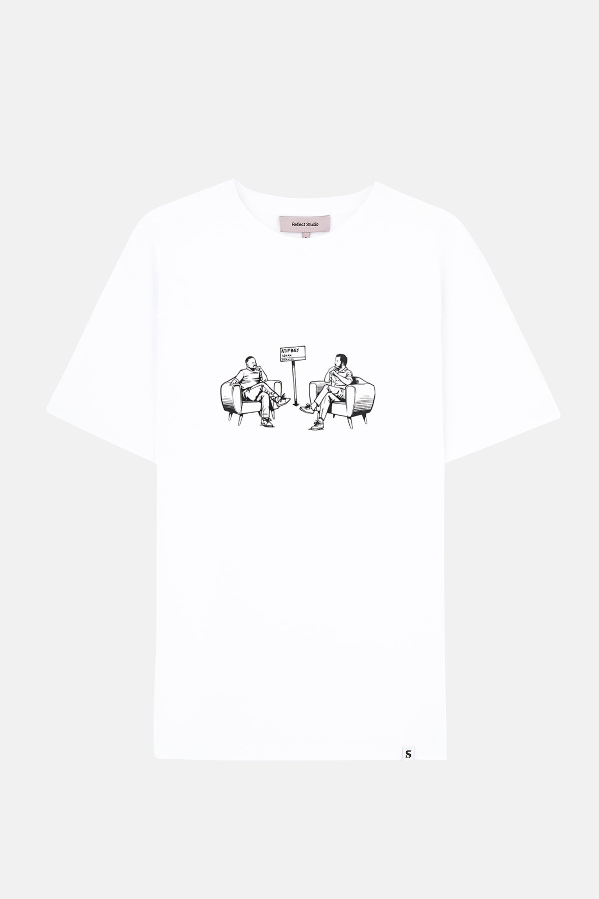 Atıf Bey Lightweight T-shirt - Beyaz