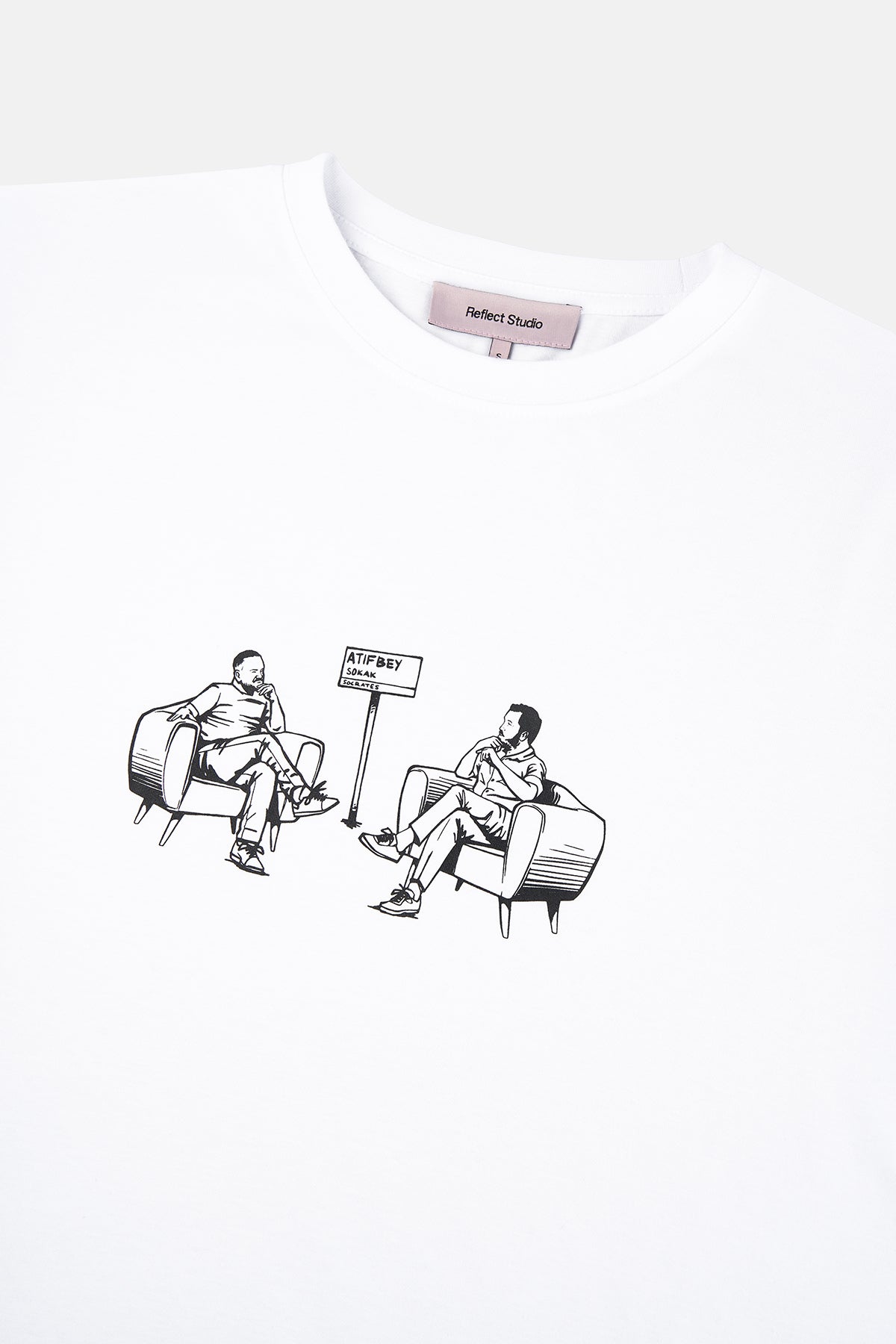 Atıf Bey Lightweight T-shirt - Beyaz
