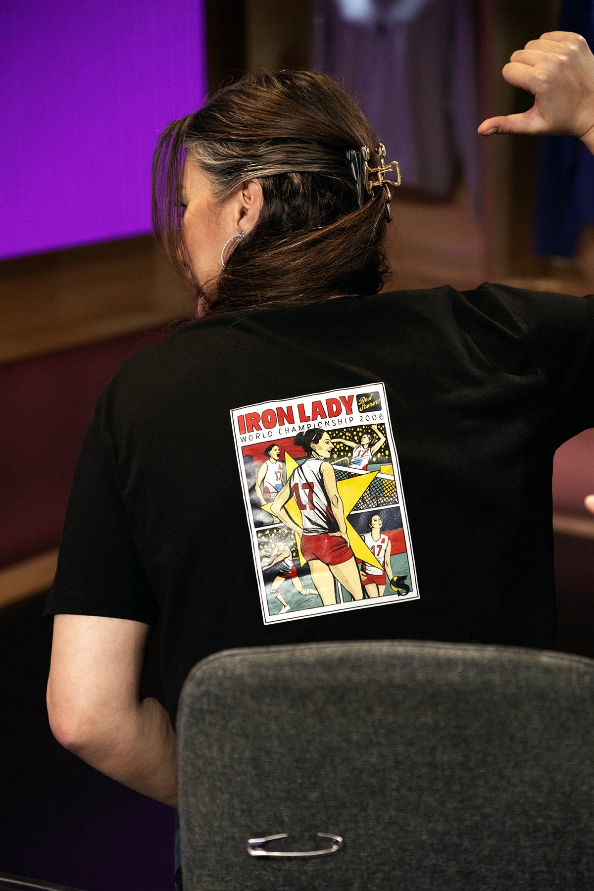 Voleybol Nesli - Iron Lady Lightweight T-shirt - Beyaz