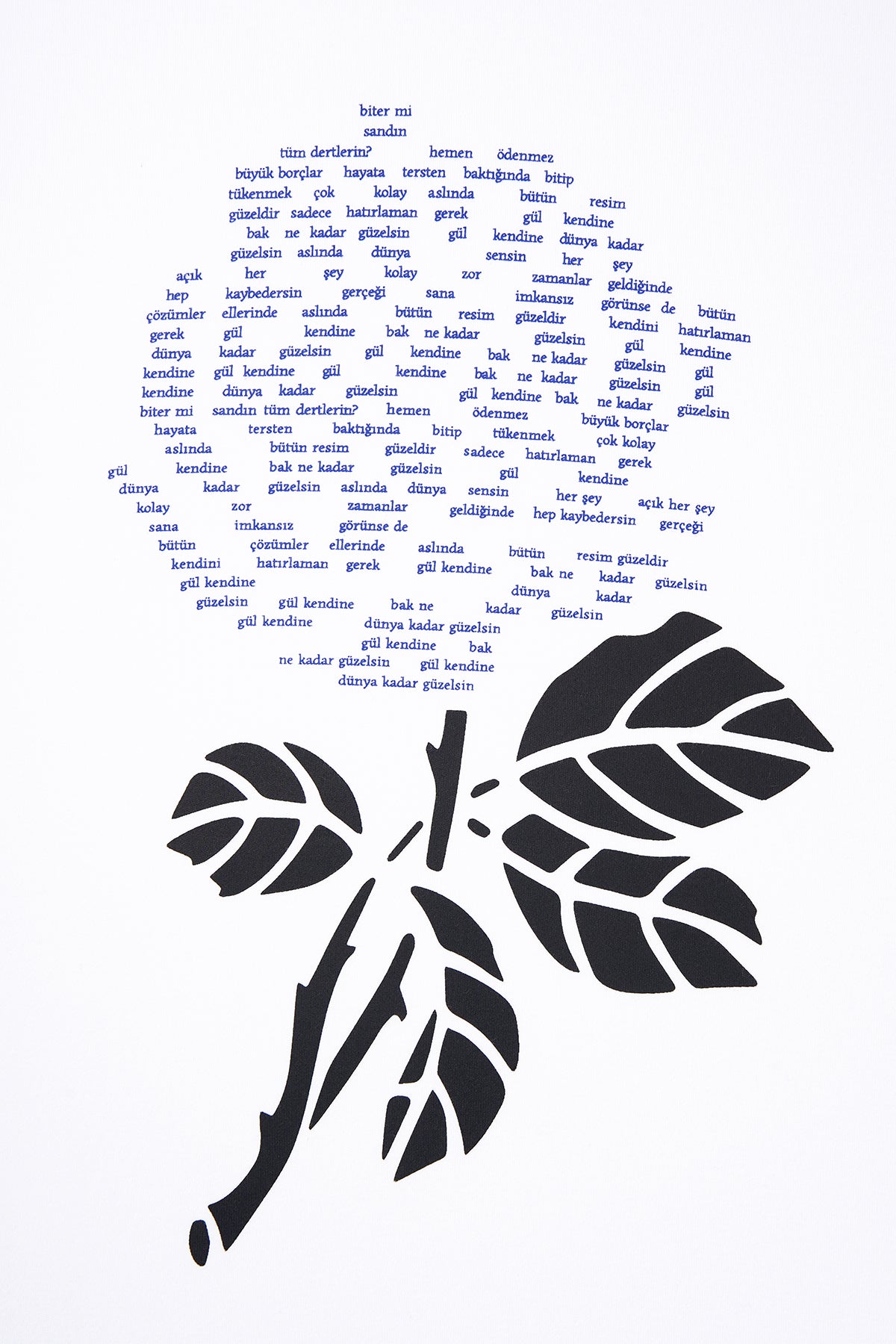 Gül Kendine Premium T-Shirt - Beyaz