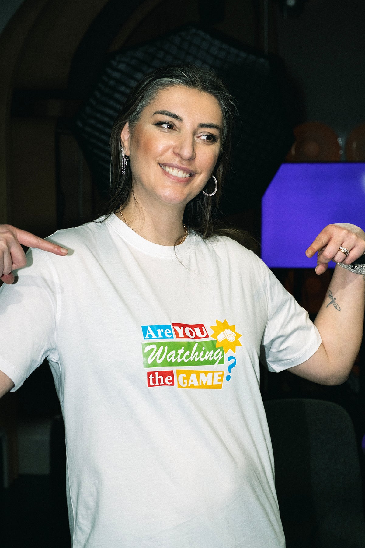 Are You Watching The Game Lightweight T-shirt - Beyaz