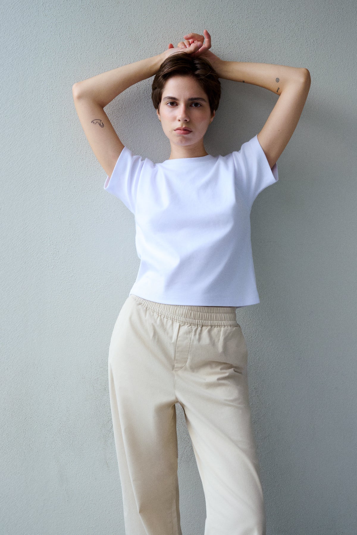 Basic Premium Kadın T-shirt - Beyaz