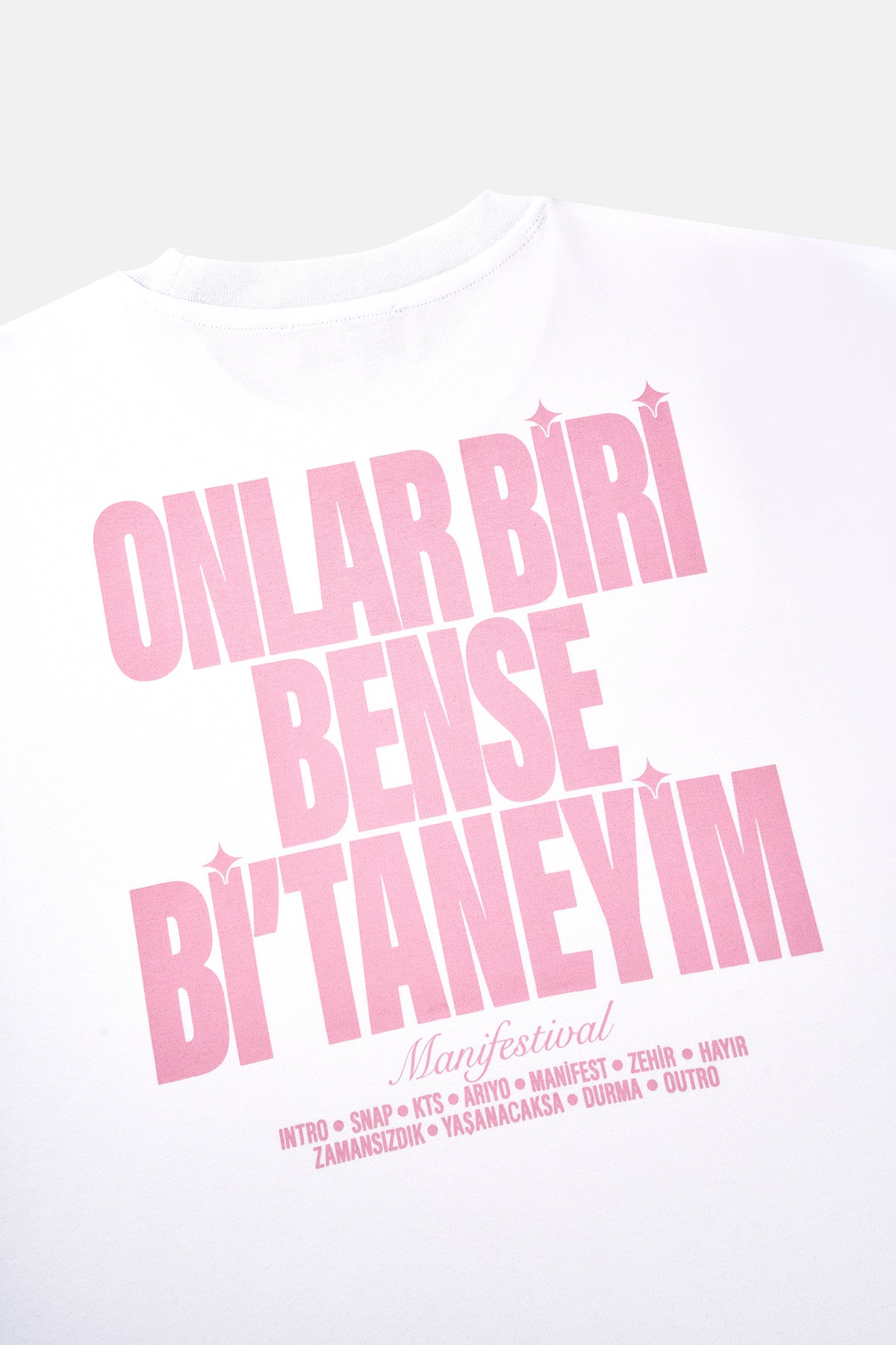 Bi’Taneyim Oversize T-shirt - Pembe