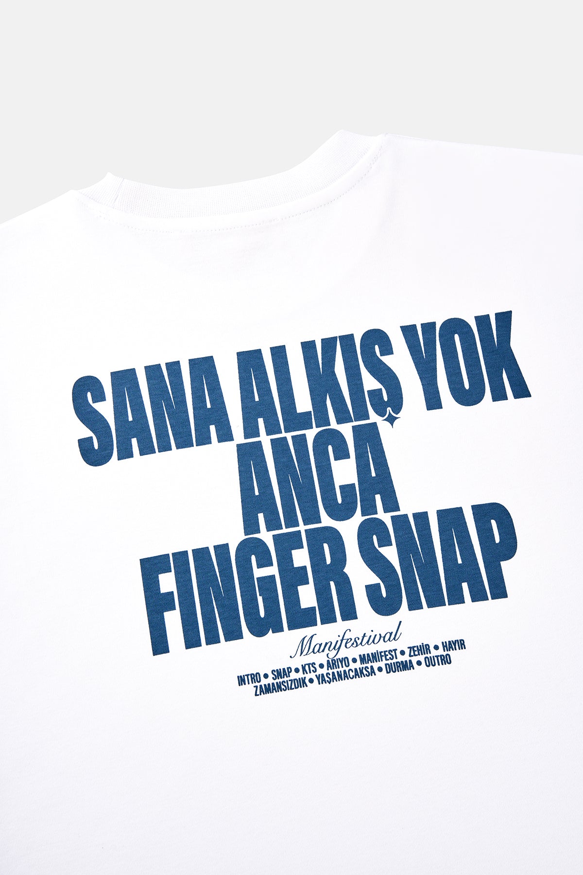 Snap Oversize T-shirt - Lacivert