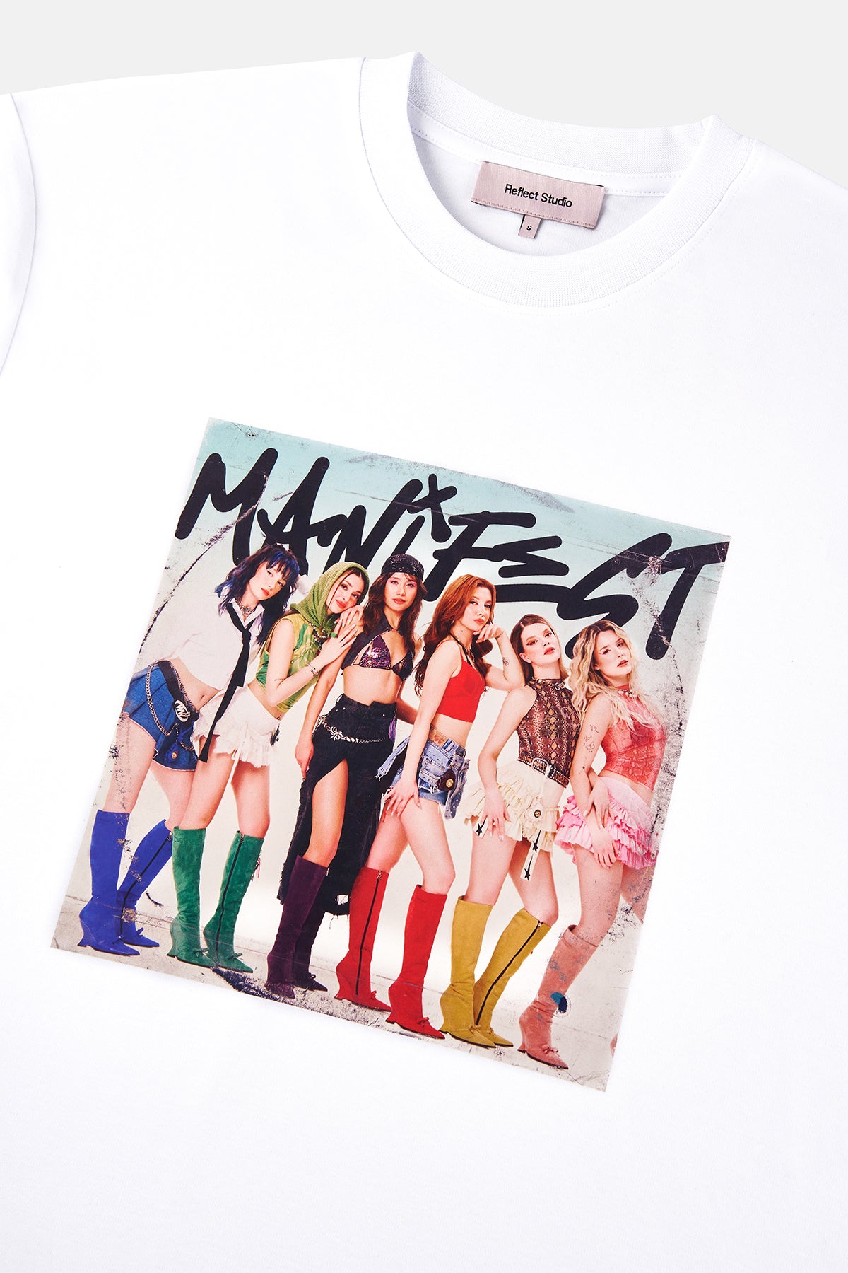 Manifestival Oversize T-shirt - Beyaz