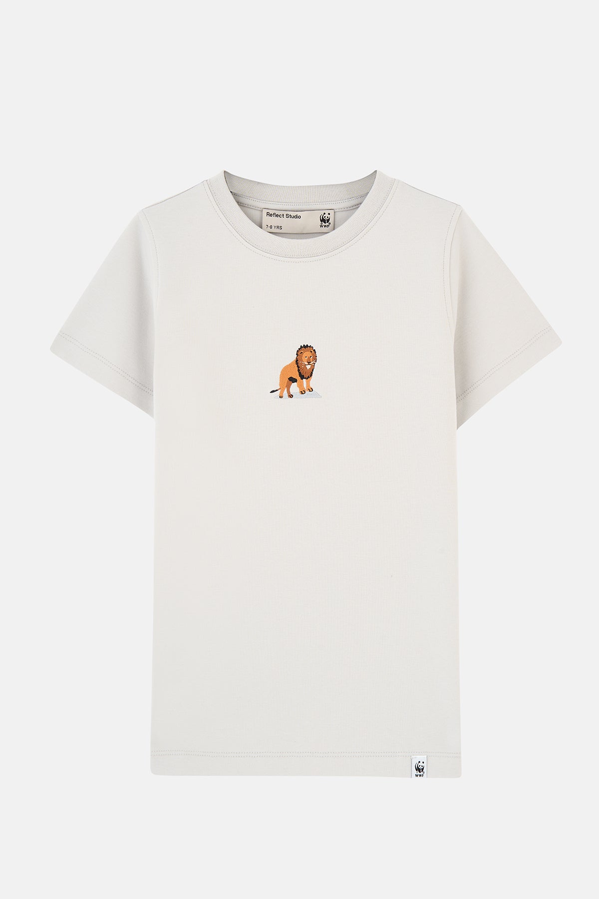 Aslan Premium Çocuk T-Shirt - Açık Gri