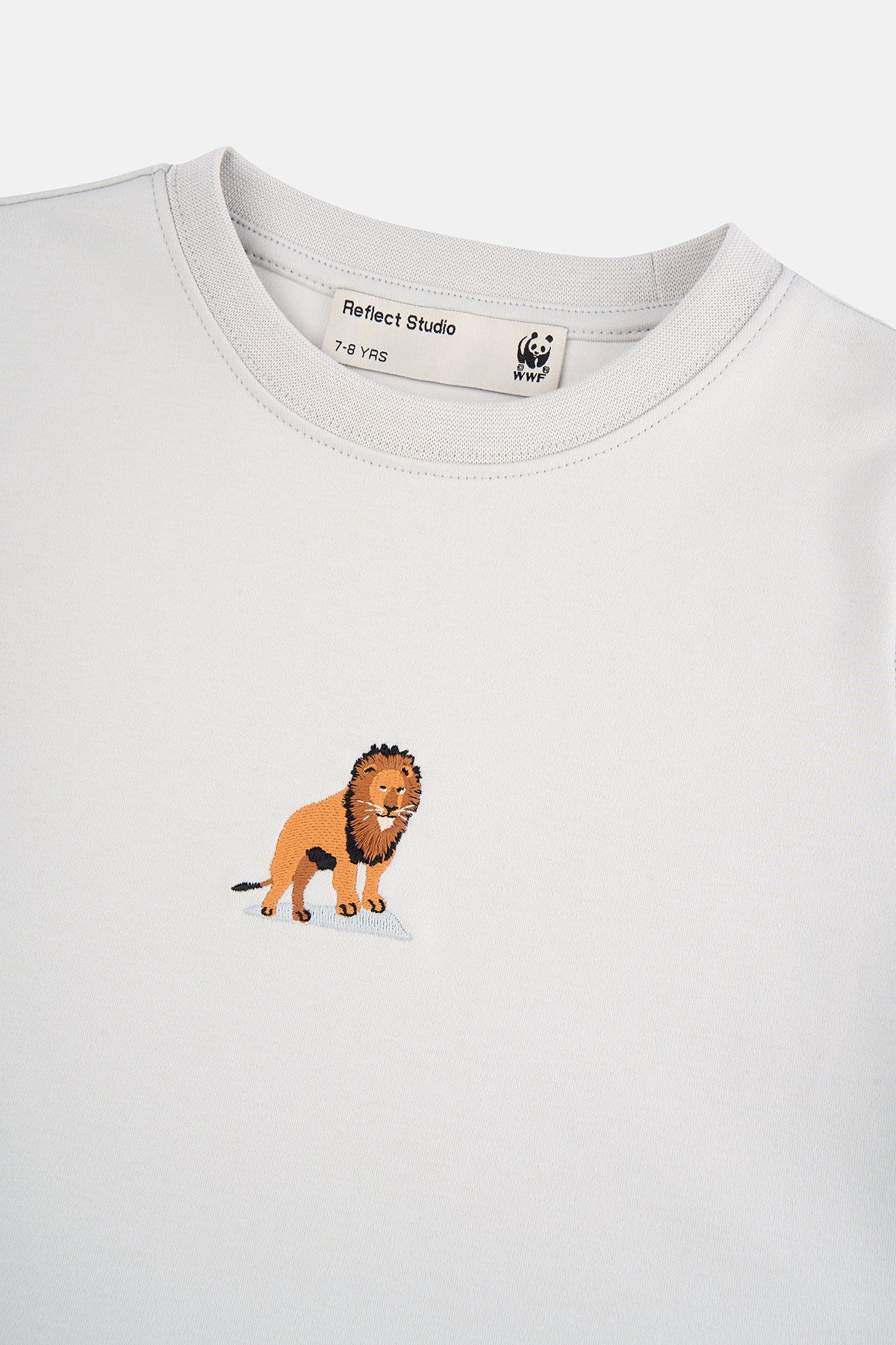 Aslan Premium Çocuk T-Shirt - Açık Gri