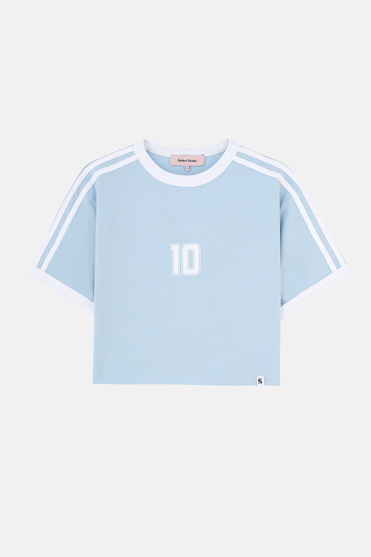 Argentina 10 Lightweight Crop T-Shirt - Açık Mavi