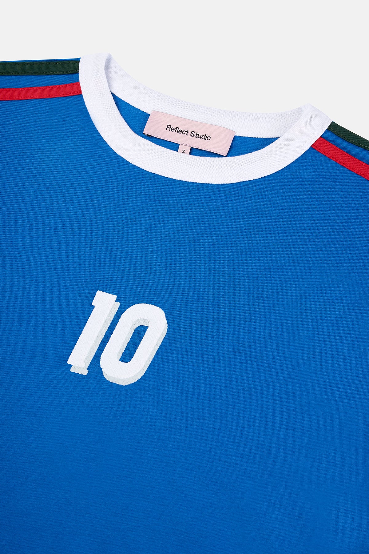 Italy 10 Lightweight Crop T-Shirt - Mavi