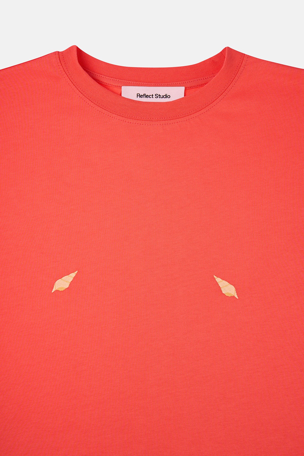 Deniz Kabukları Lightweight Crop T-Shirt - Nar Çiçeği