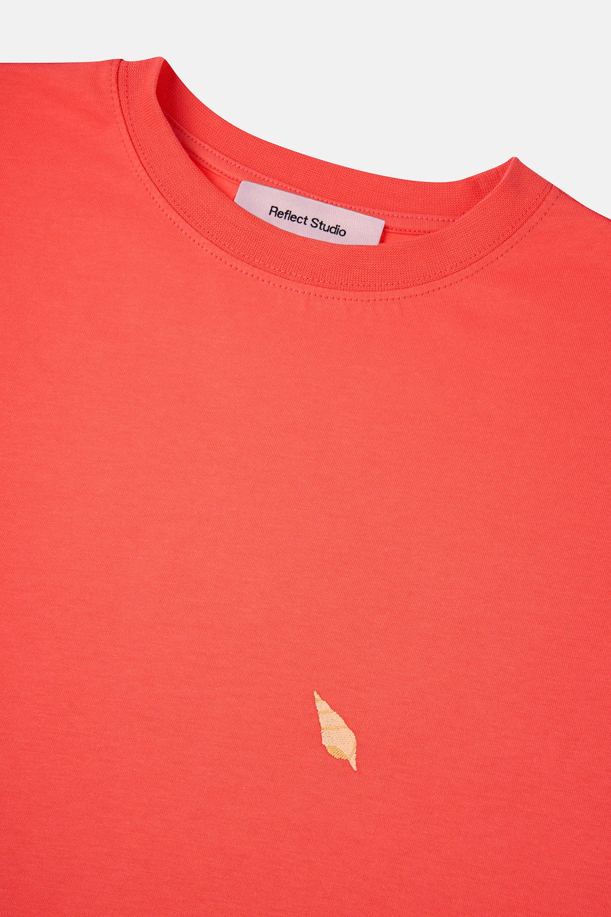 Deniz Kabukları Lightweight Crop T-Shirt - Nar Çiçeği