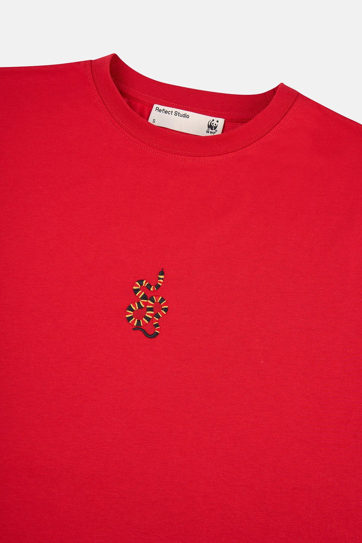 Mercan Yılanı Lightweight T-Shirt - Kırmızı
