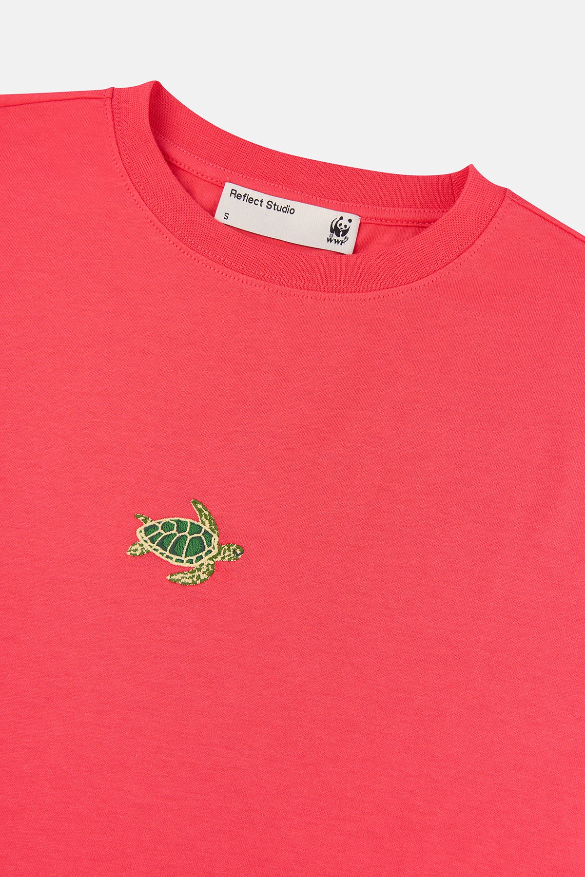 Caretta Lightweight Crop T-Shirt - Nar Çiçeği