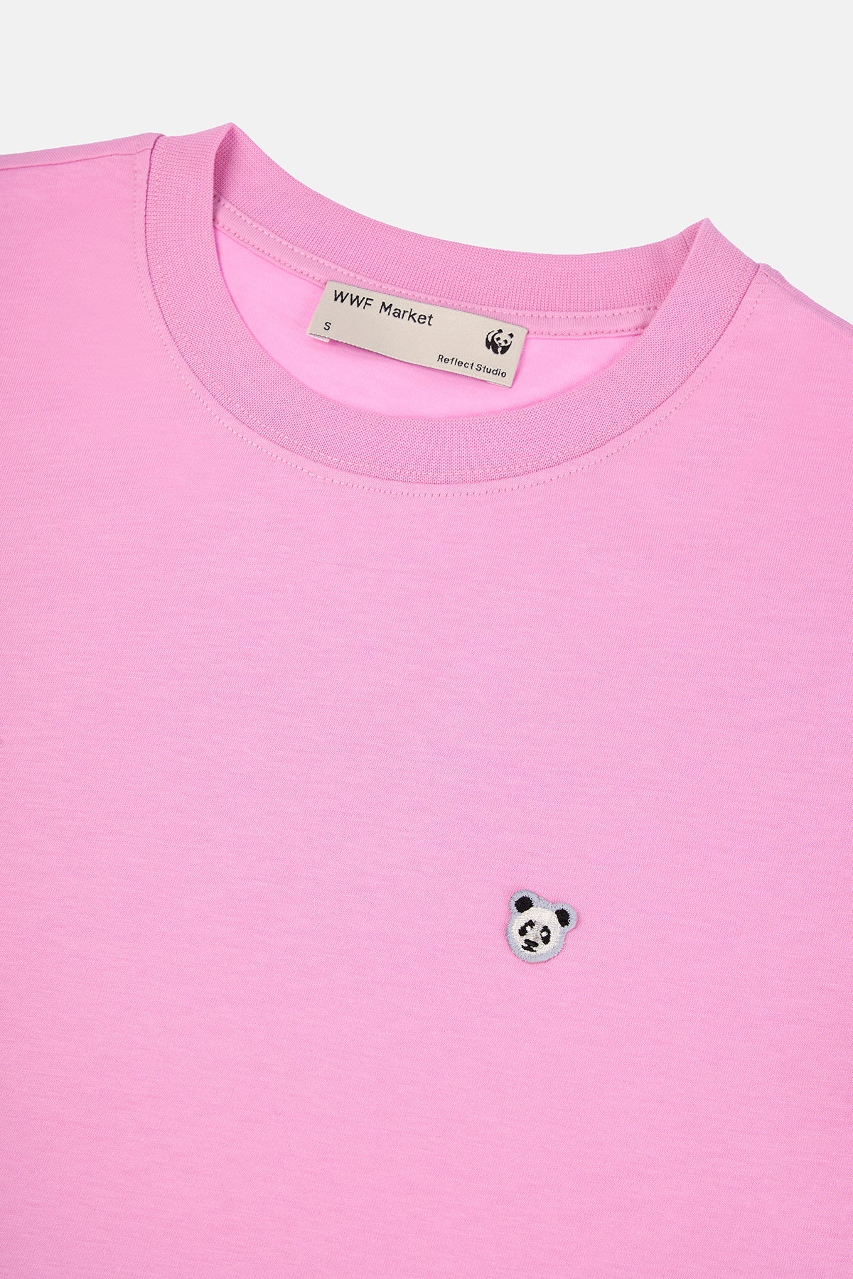 Panda Lightweight Kadın T-Shirt - Pembe