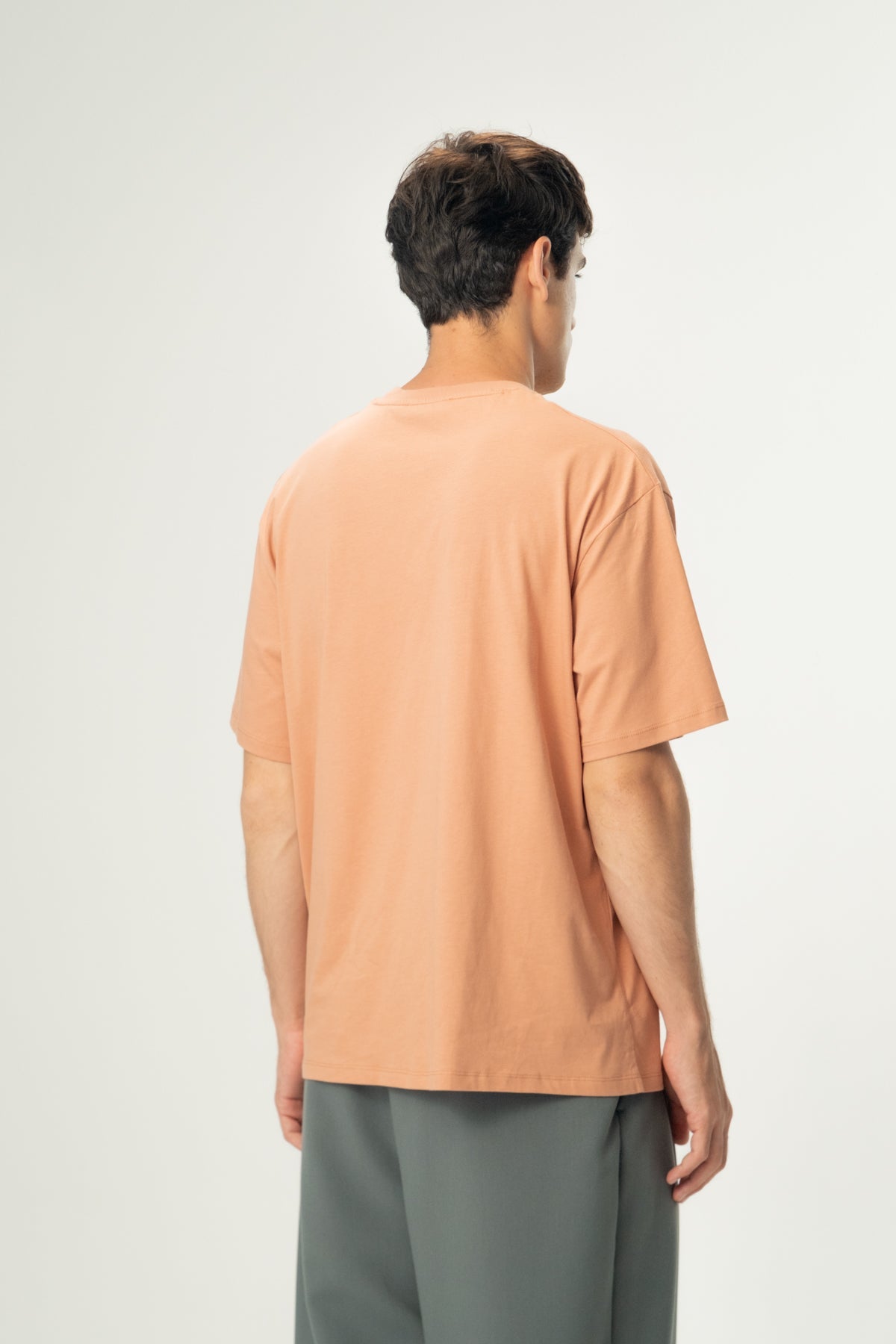 Kızıl Tilki Soft Oversize Lightweight T-Shirt - Somon Rengi