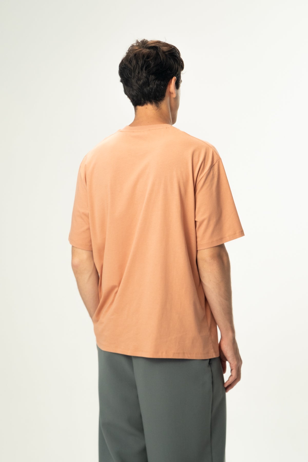 Kızıl Tilki Soft Oversize Lightweight T-Shirt - Somon Rengi