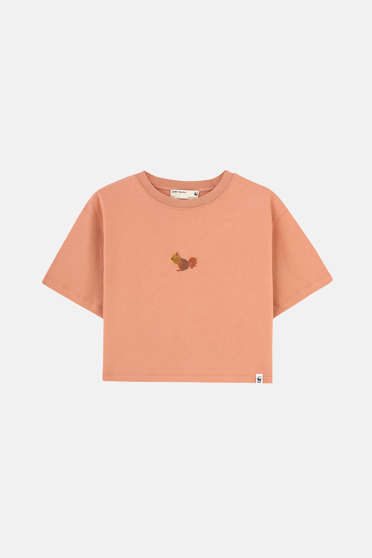 Sincap Lightweight Crop T-Shirt - Somon Rengi