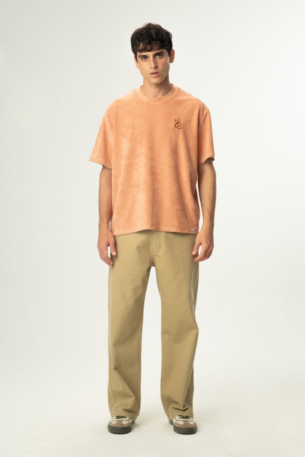 Kızıl Tilki Soft Oversize Lightweight T-Shirt - Somon Rengi
