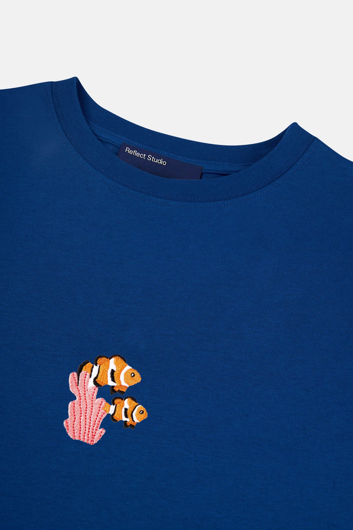 Palyaço Balığı Lightweight Crop T-shirt - Lacivert